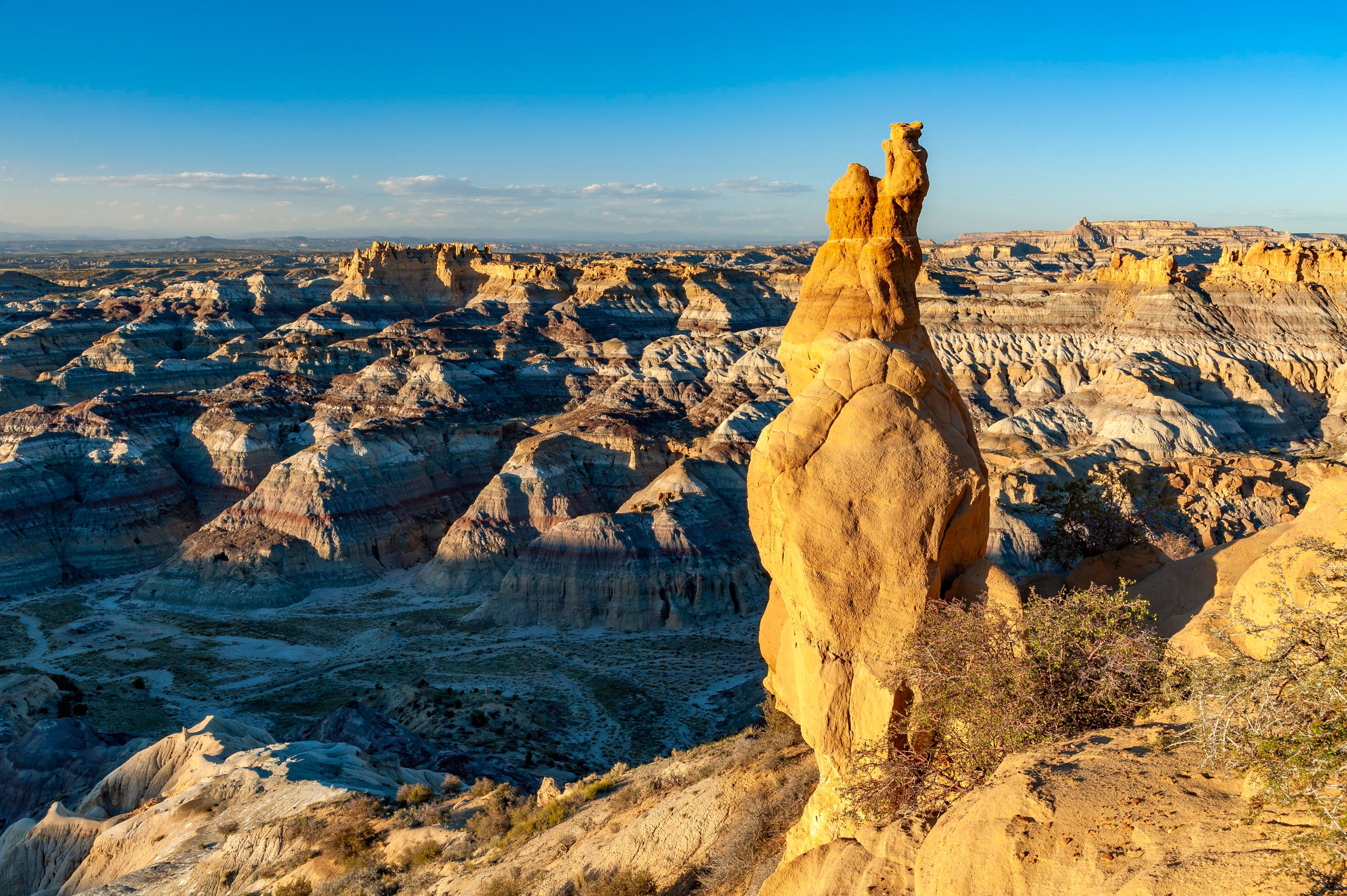 Angel Peak, New Mexico, USA HD Wallpaper