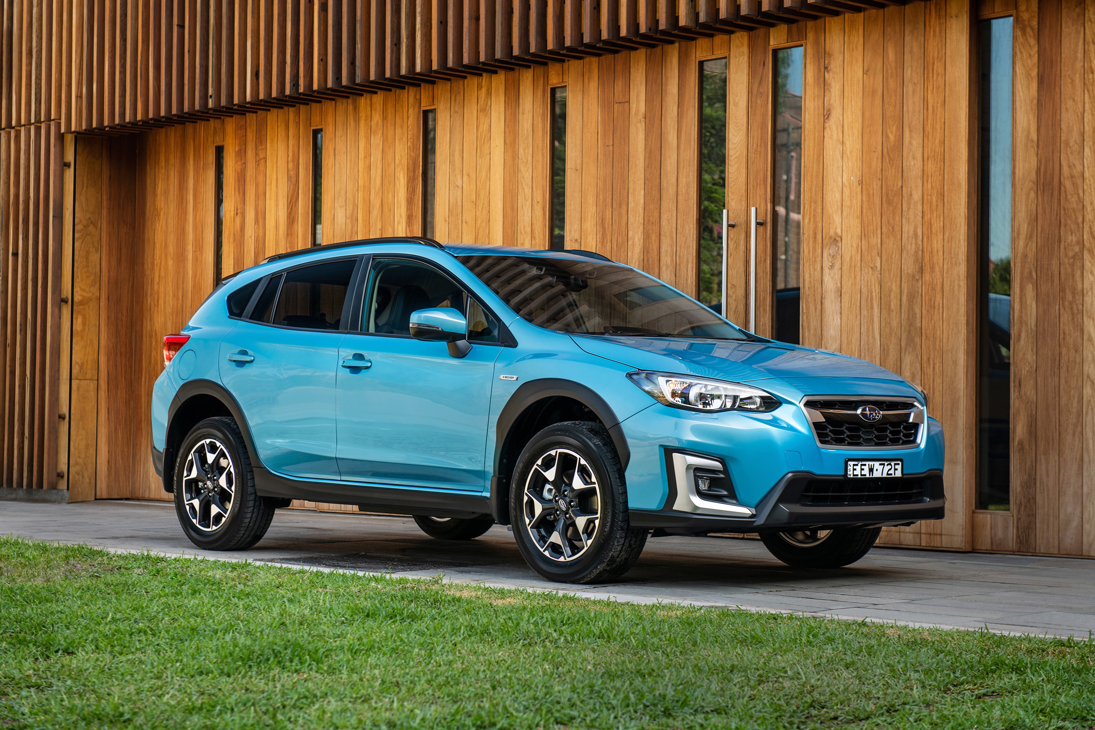 2020 Subaru XV Hybrid Light Blue Metallic HD Wallpaper