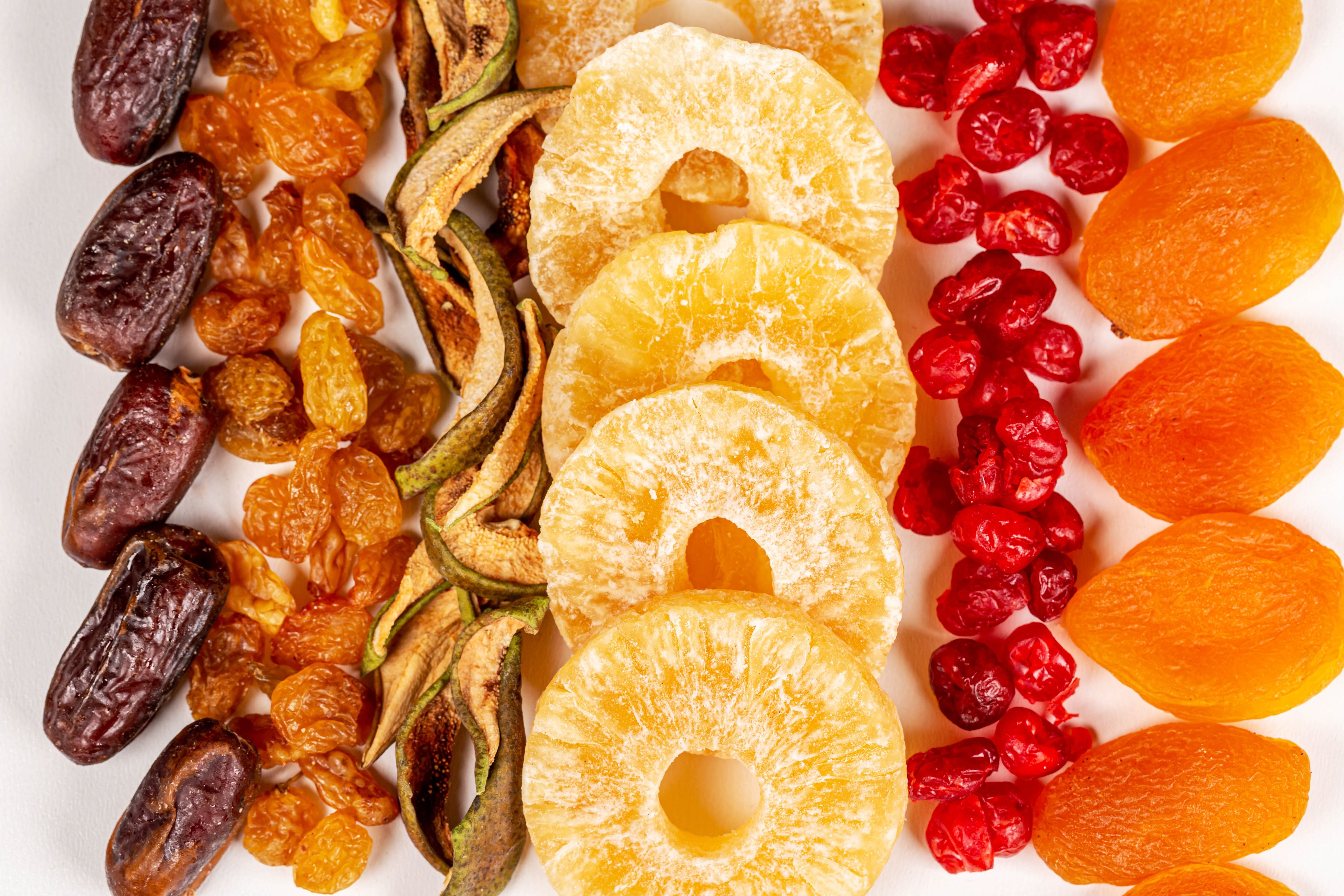 Assortment of Dried Fruits HD Wallpaper