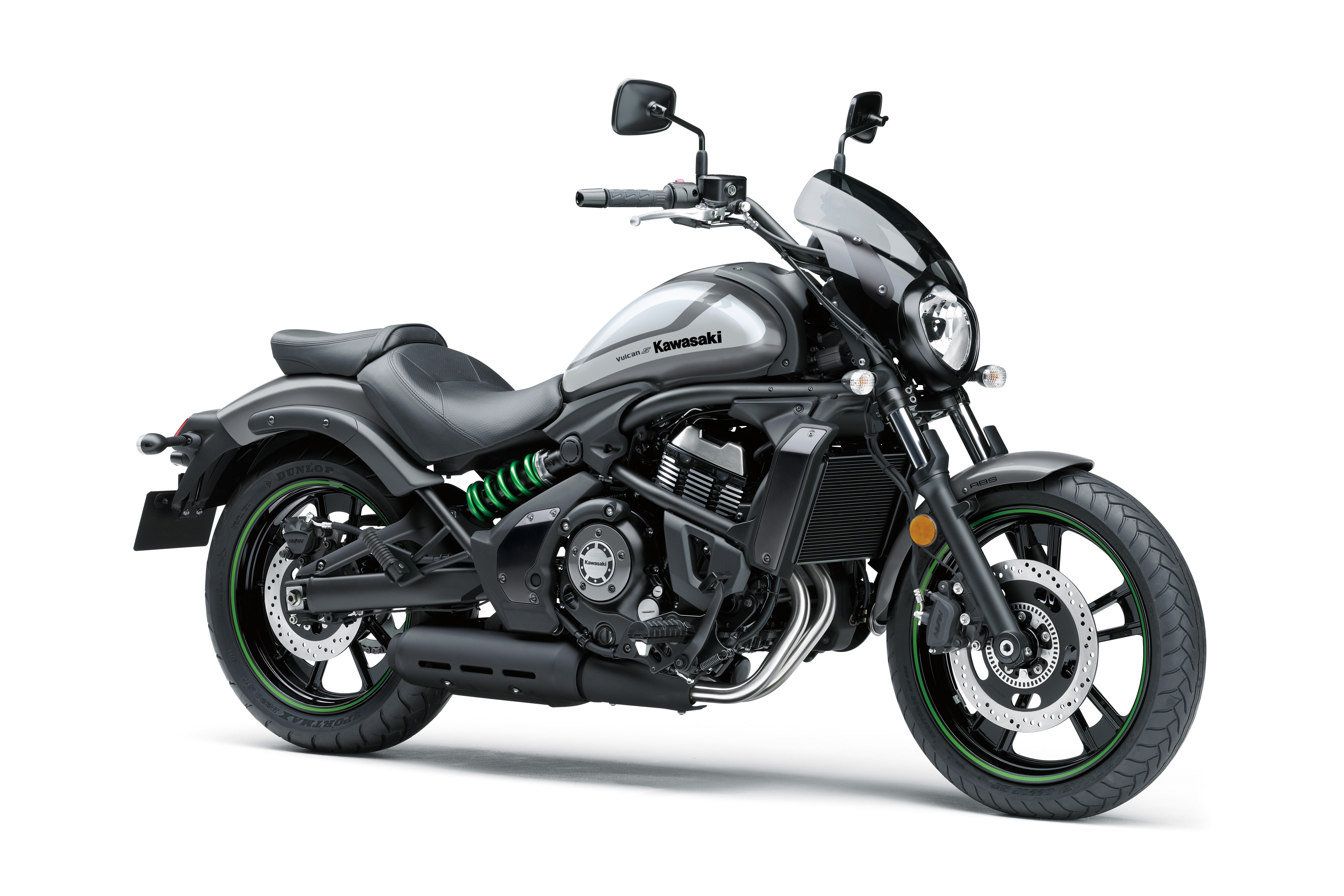 Kawasaki Vulcan S motorcycle on white background HD Wallpaper