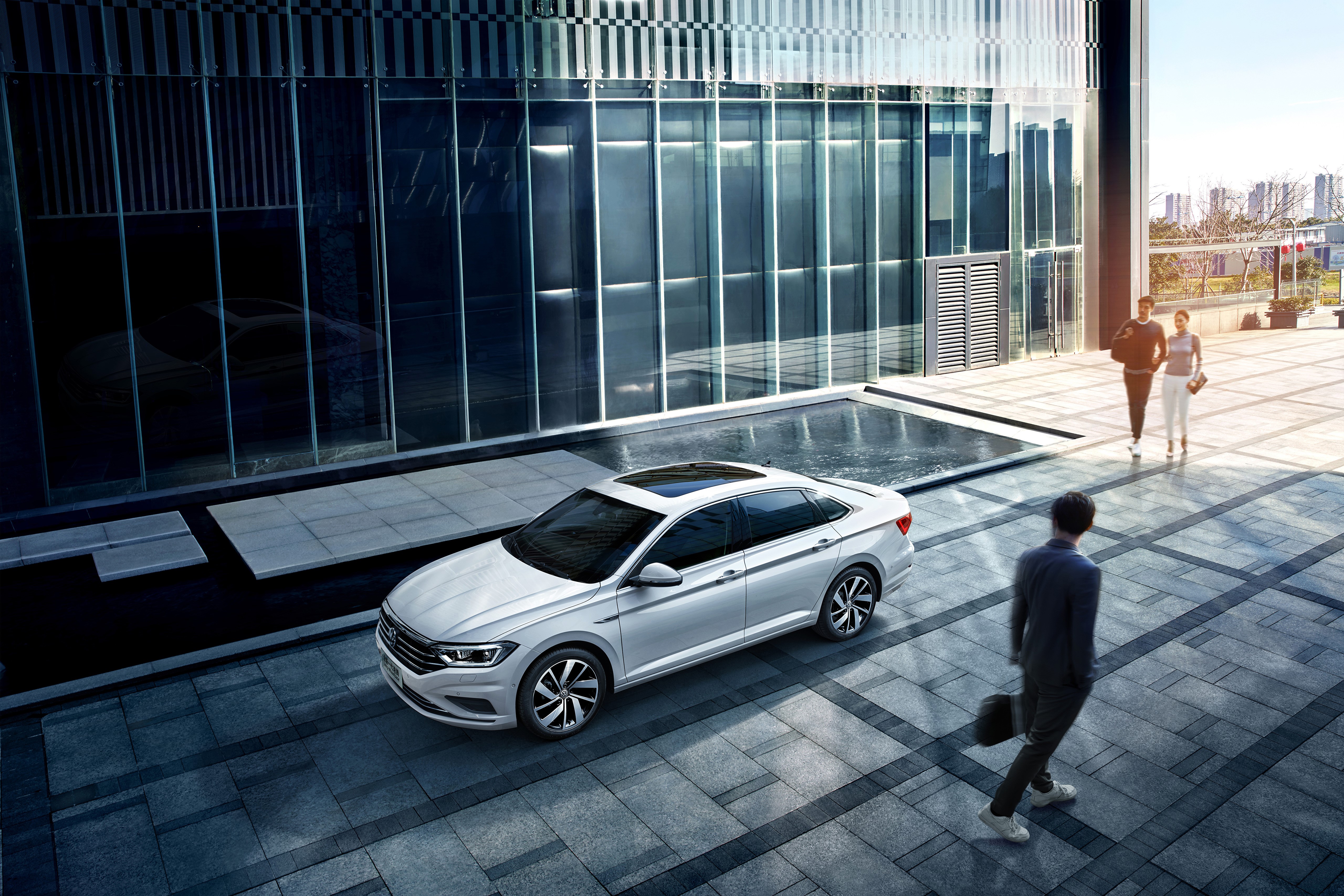 4K 2019-20 Sagitar 280 TSI Volkswagen White HD Wallpaper