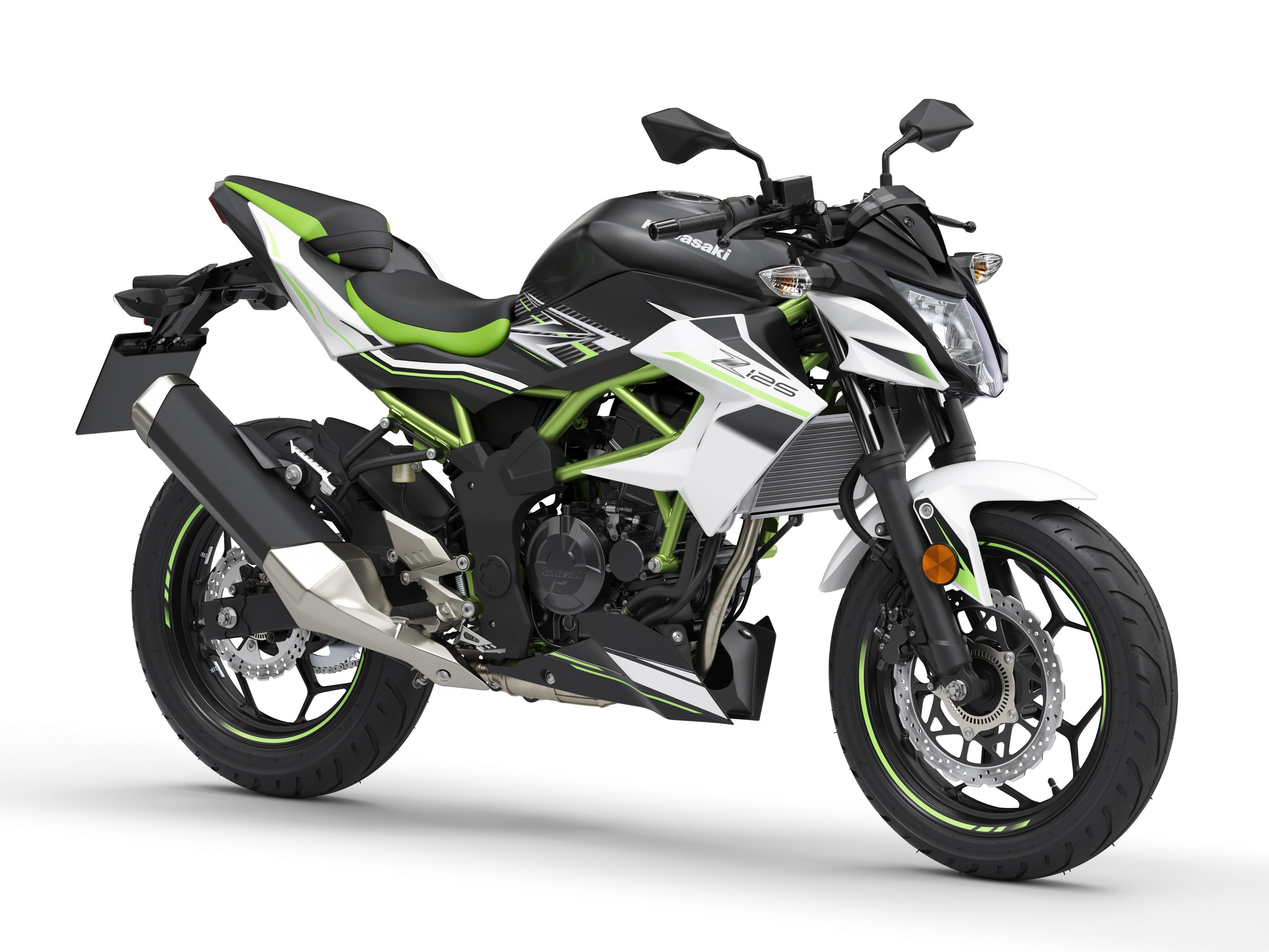 2018 Kawasaki Z125 EU-spec motorcycle HD Wallpaper