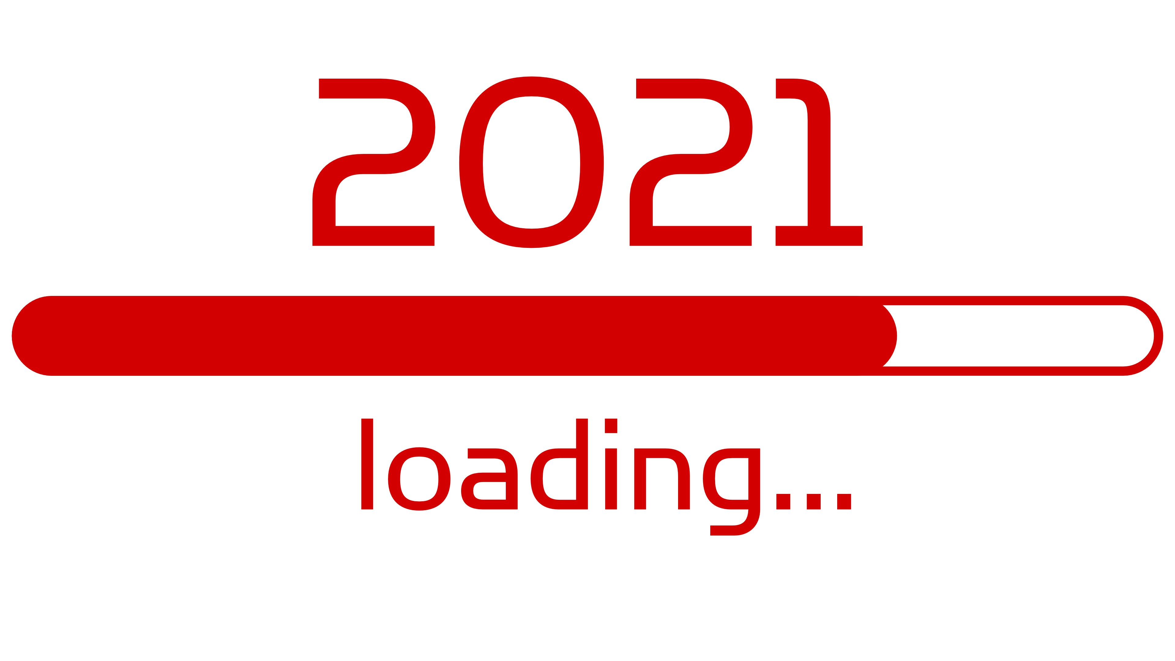 2021 loading bar HD Wallpaper