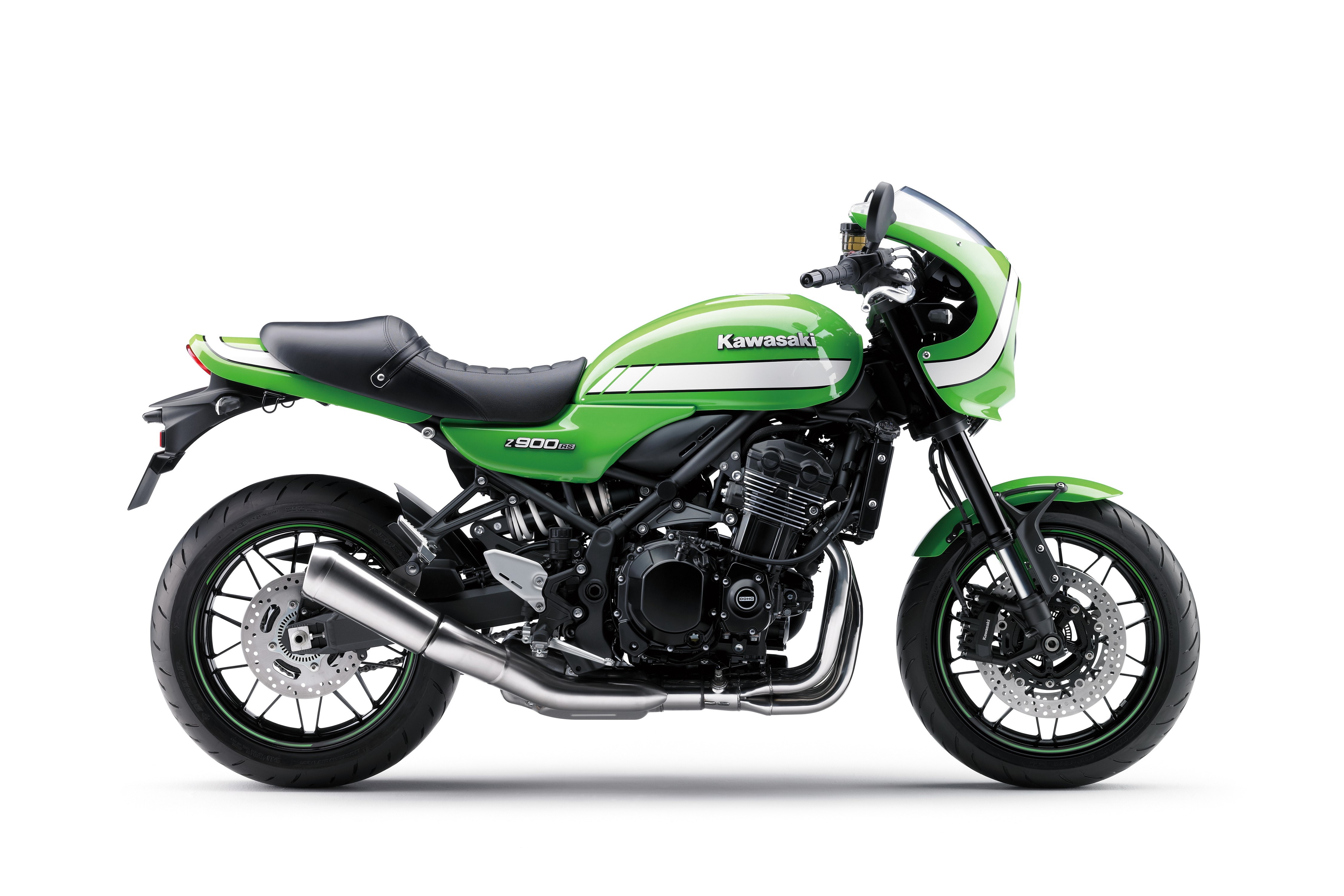 4K Kawasaki Z900RS Cafe motorcycle HD Wallpaper