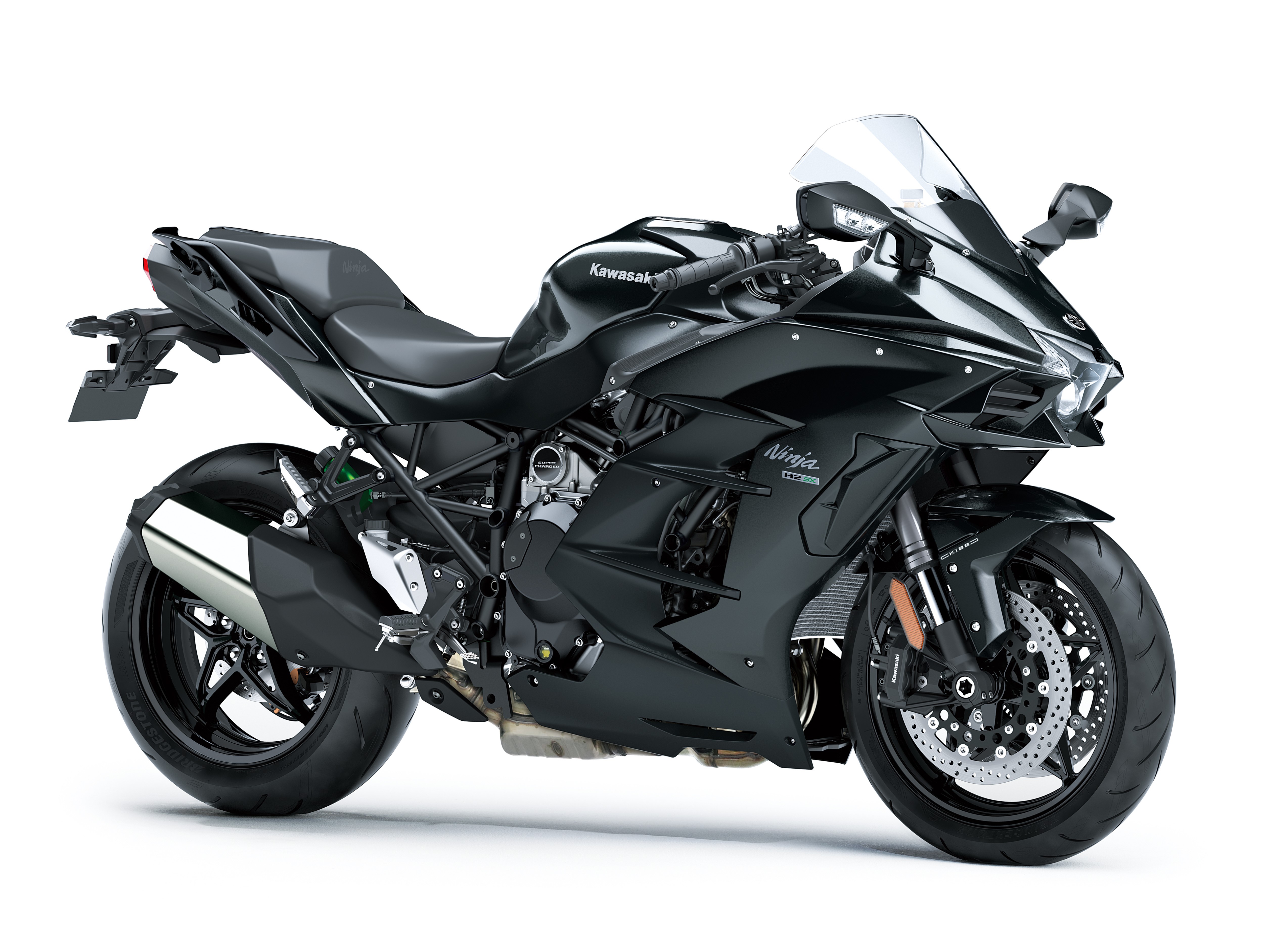 Kawasaki Ninja H2 SX motorcycle HD Wallpaper