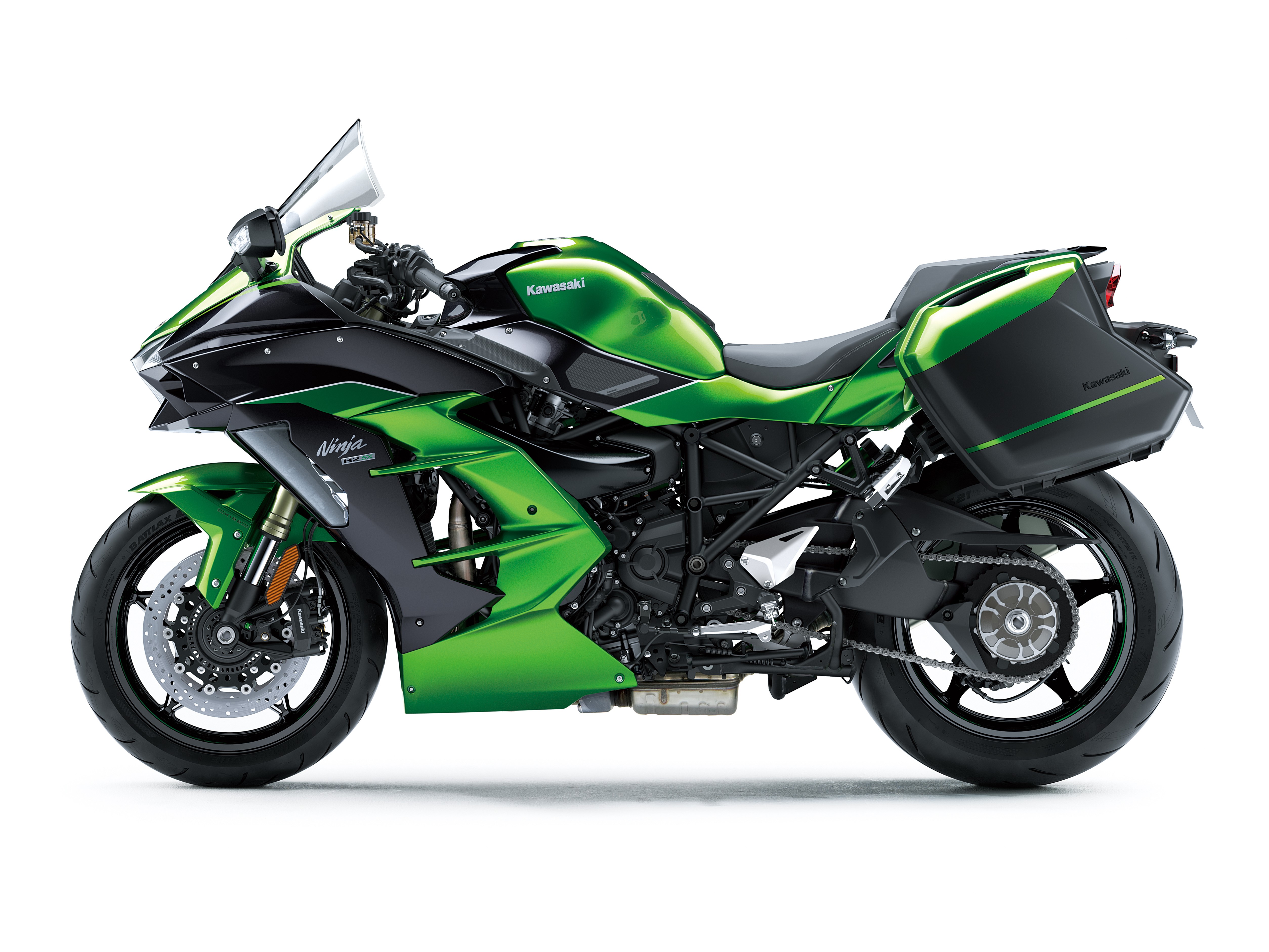 Kawasaki Ninja H2 SX motorcycle HD Wallpaper