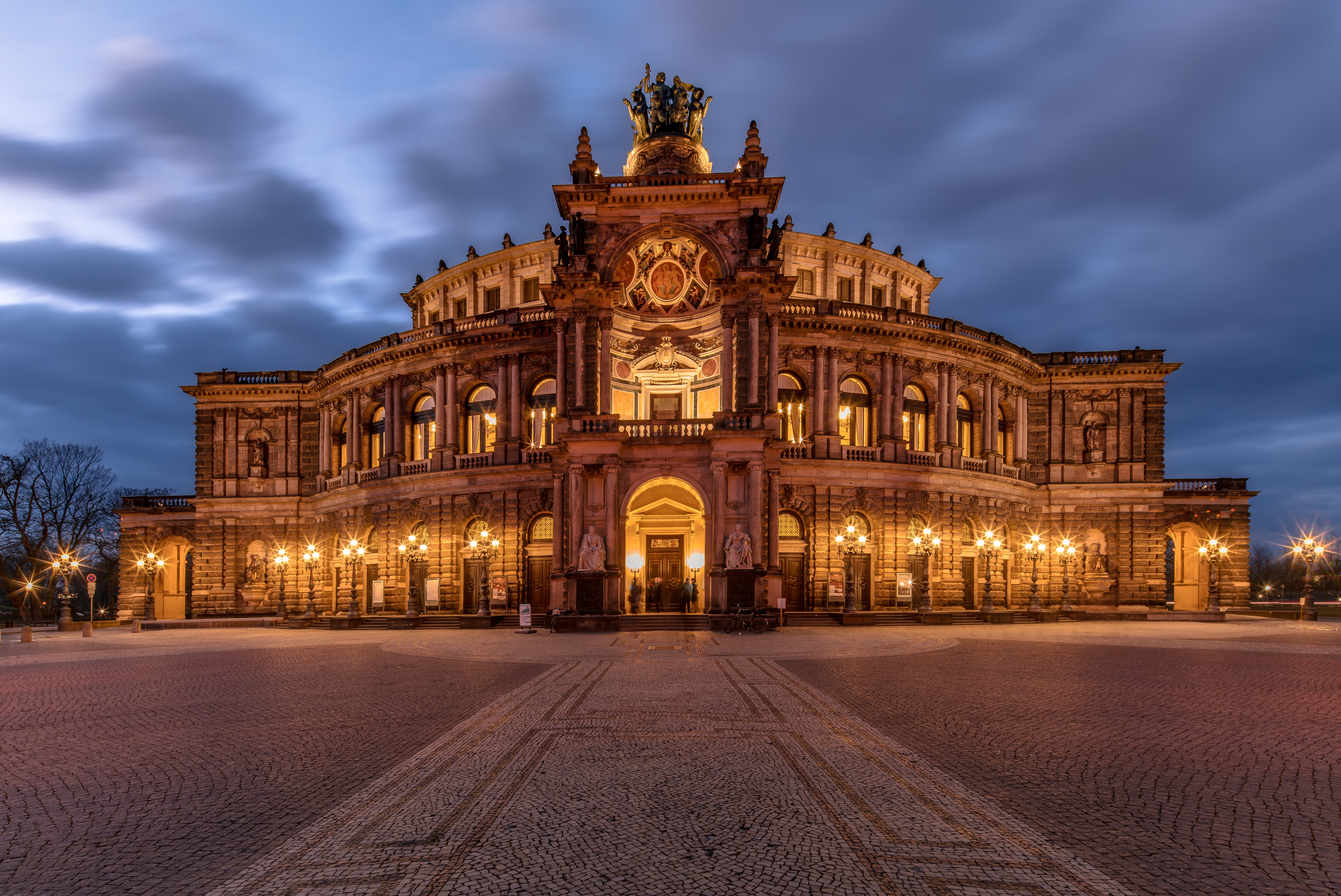 Semperoper Dresden Germany HD Wallpaper