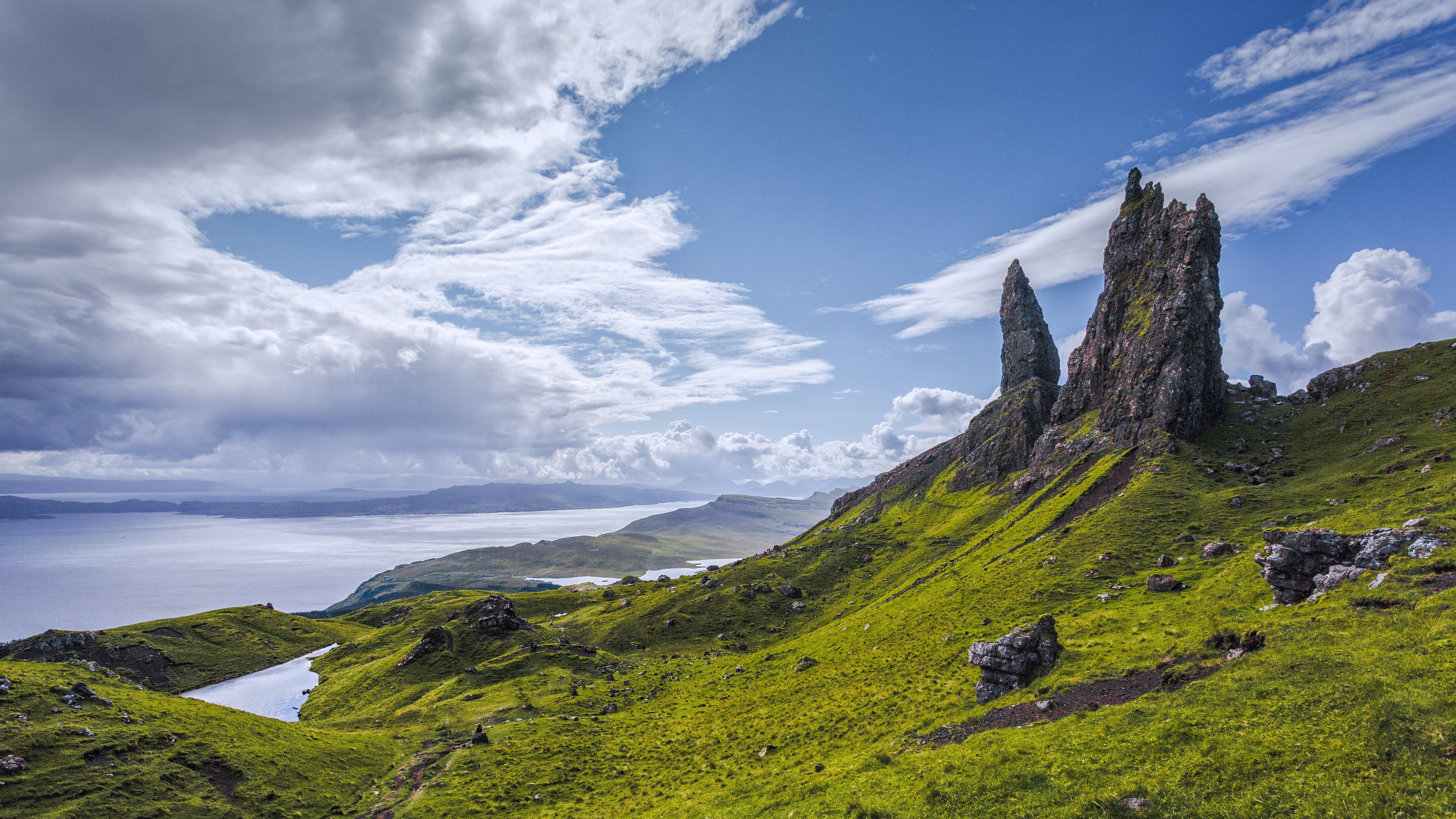 The Old Man of Storr, Isle of Skye, Scotland HD Wallpaper