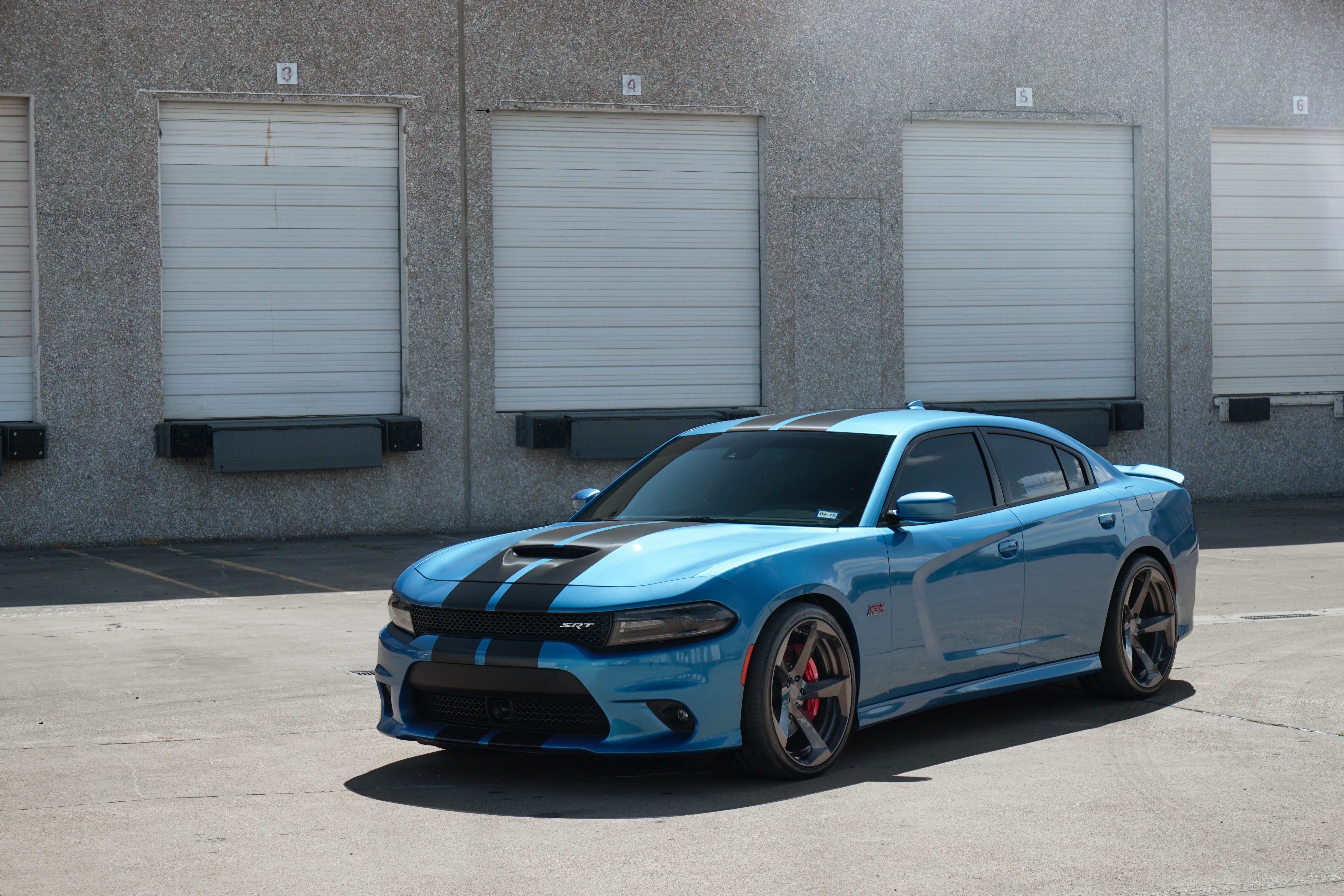 Light Blue Dodge Charger SRT Performance HD Wallpaper