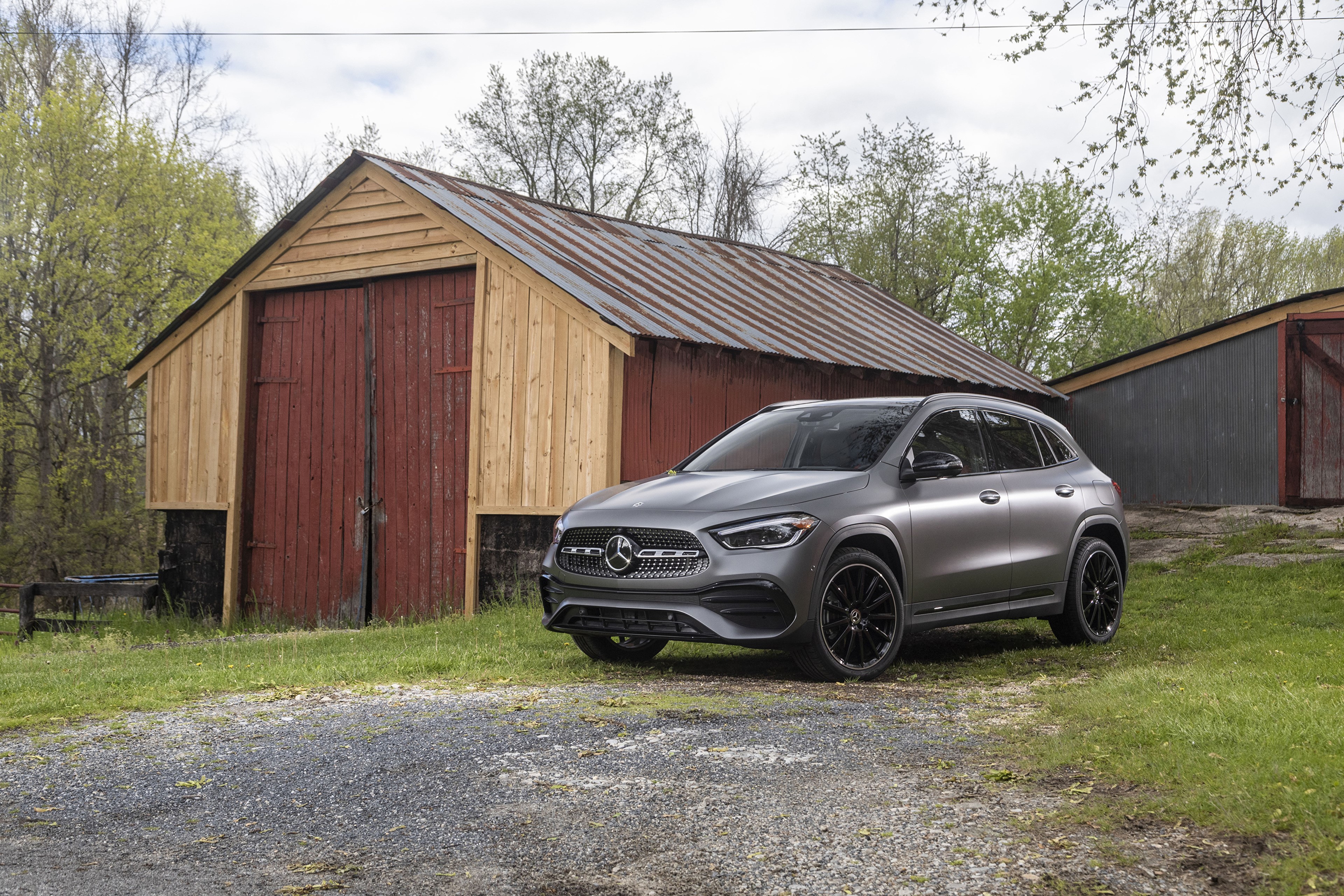 2021 Mercedes-Benz GLA 250 AMG Line Crossover HD Wallpaper