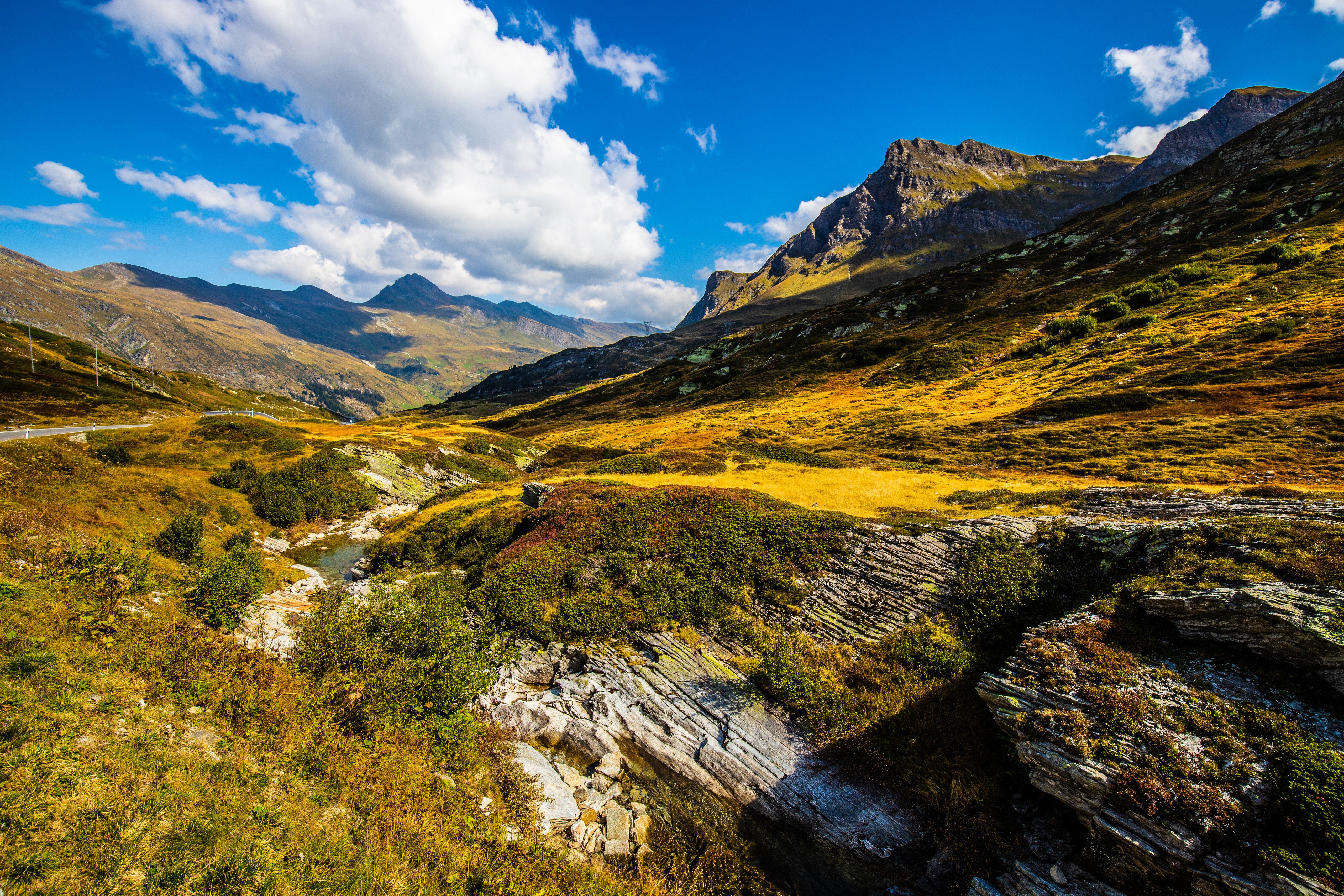 Switzerland Alps Mountains Landscape HD Wallpaper