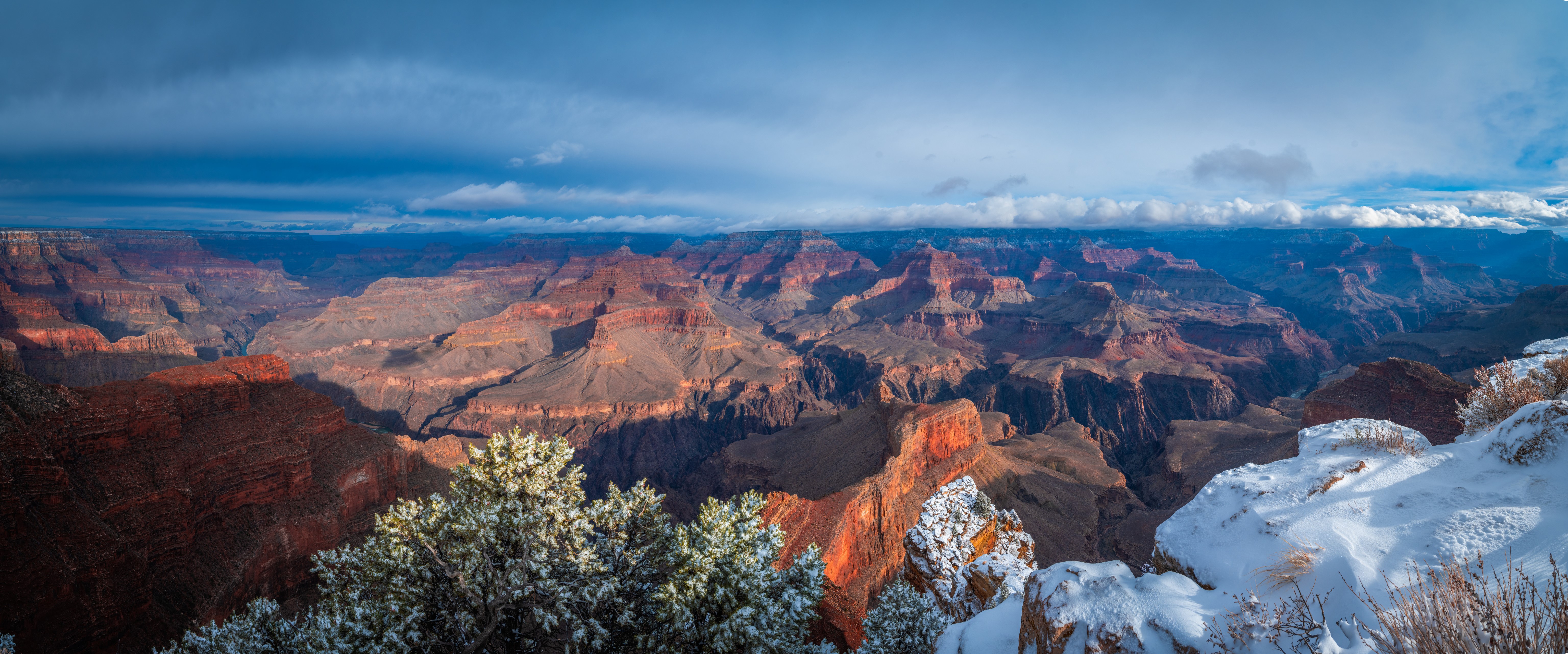 Grand Canyon Park Panorama in 4K HD Wallpaper