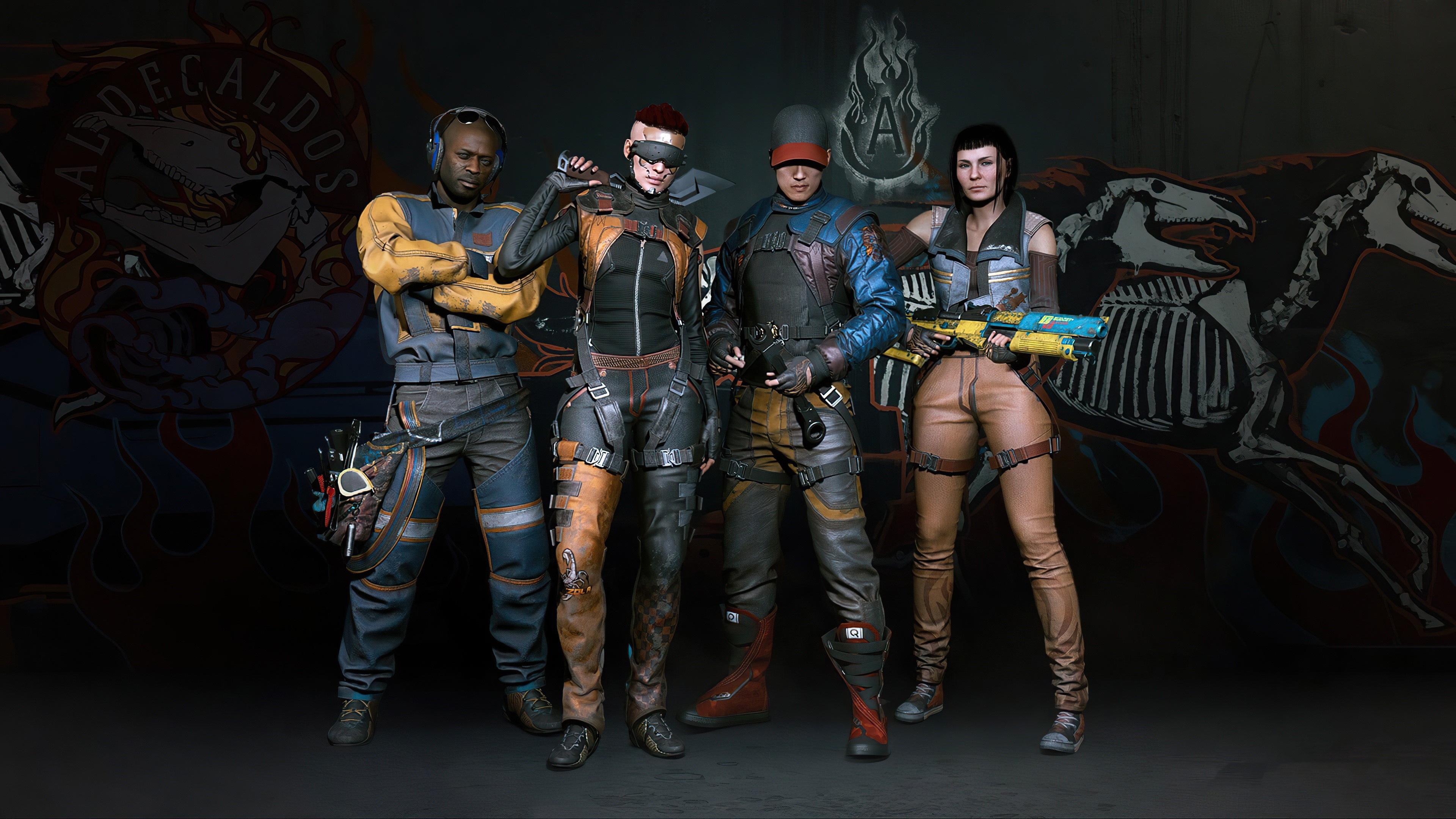4K Cyberpunk 2077 characters HD Wallpaper