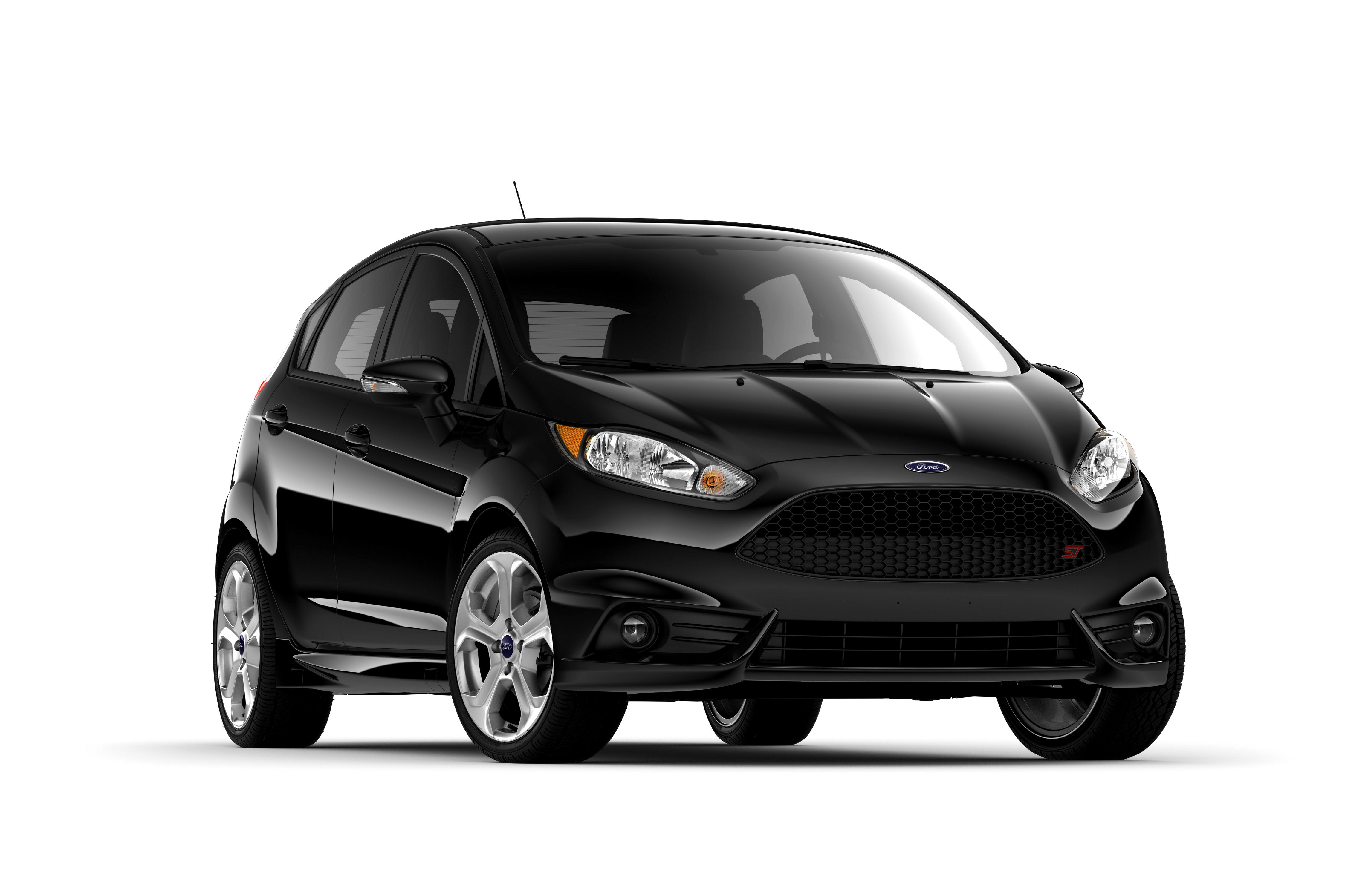4K Black Ford Fiesta ST HD Wallpaper