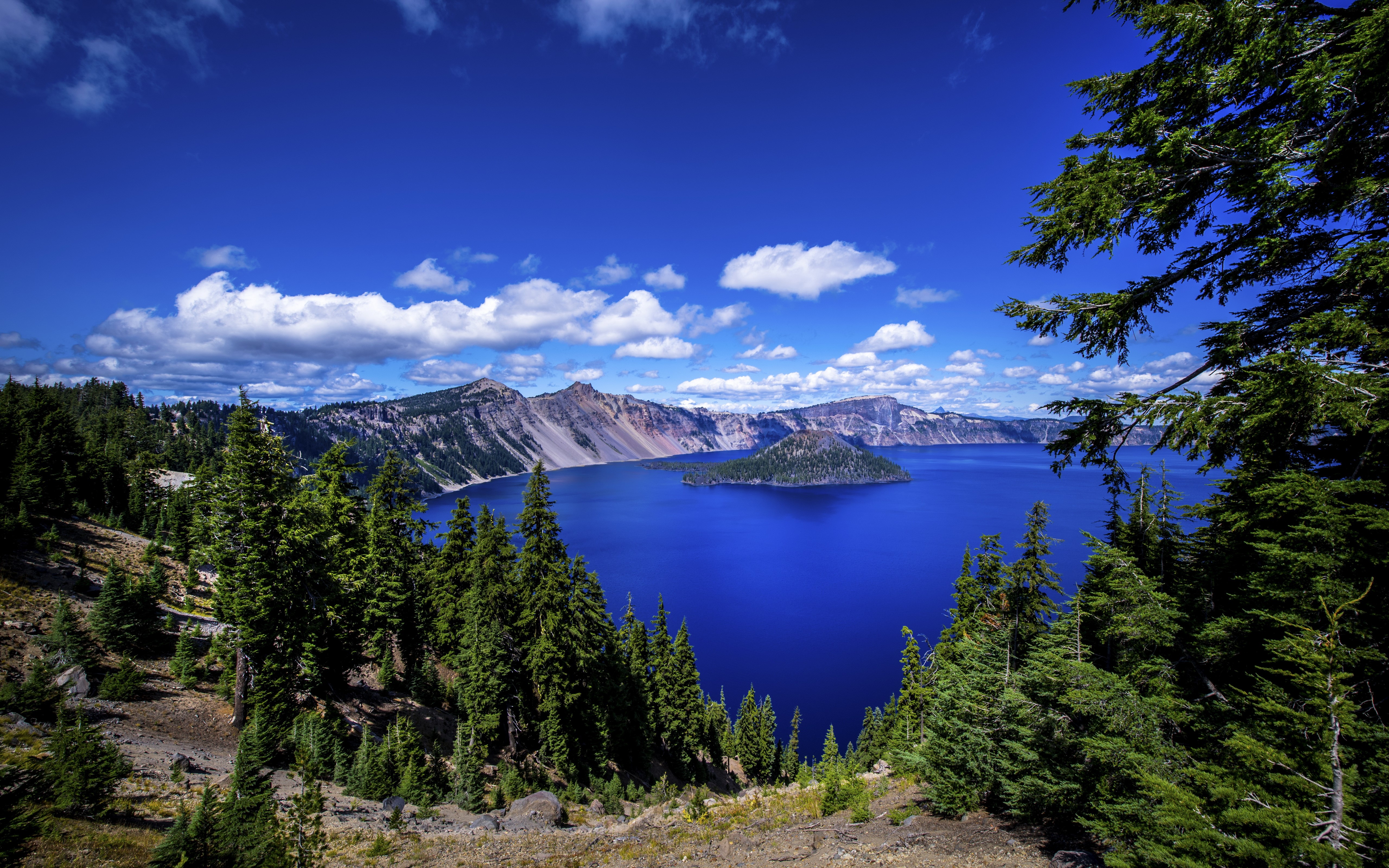 Crater Lake National Park, Oregon, USA HD Wallpaper