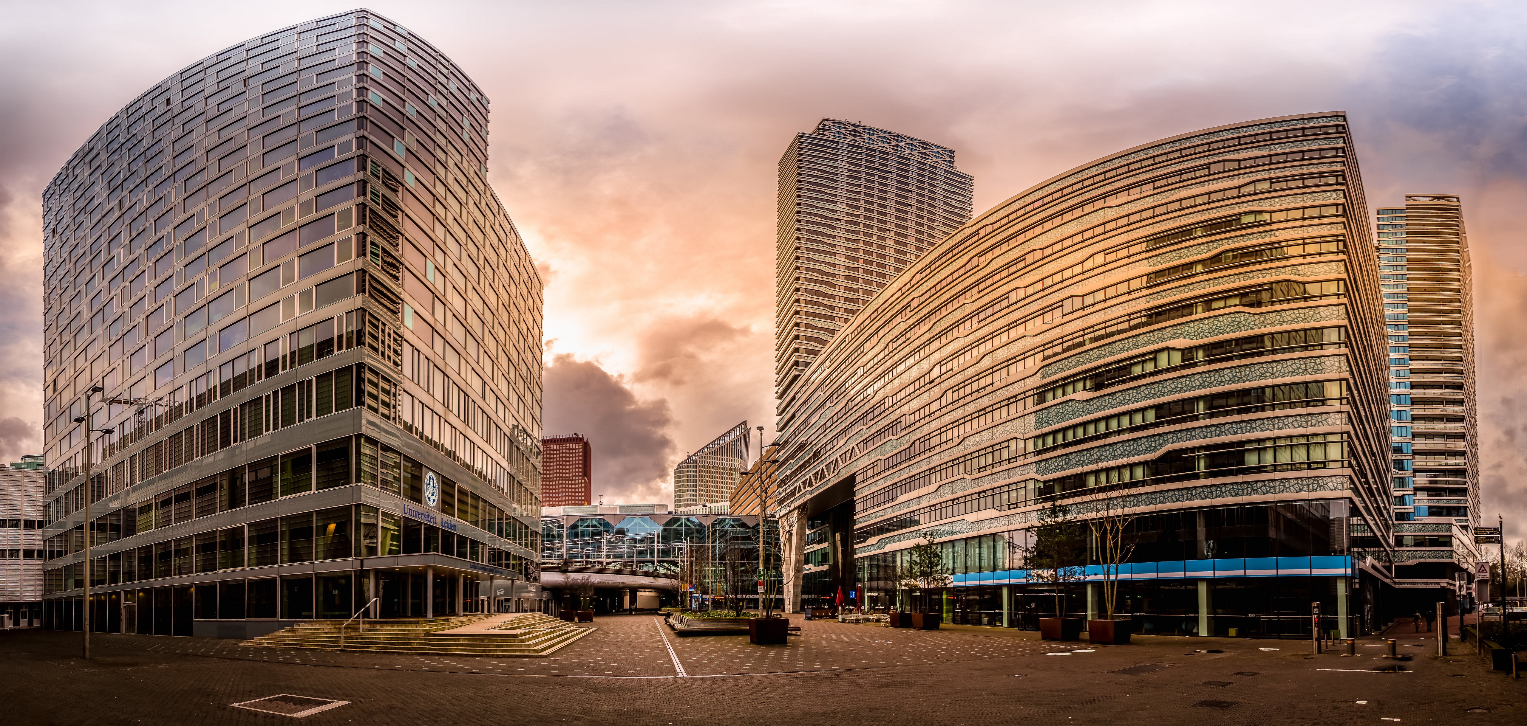 New Babylon buildings in The Hague, Netherlands HD Wallpaper