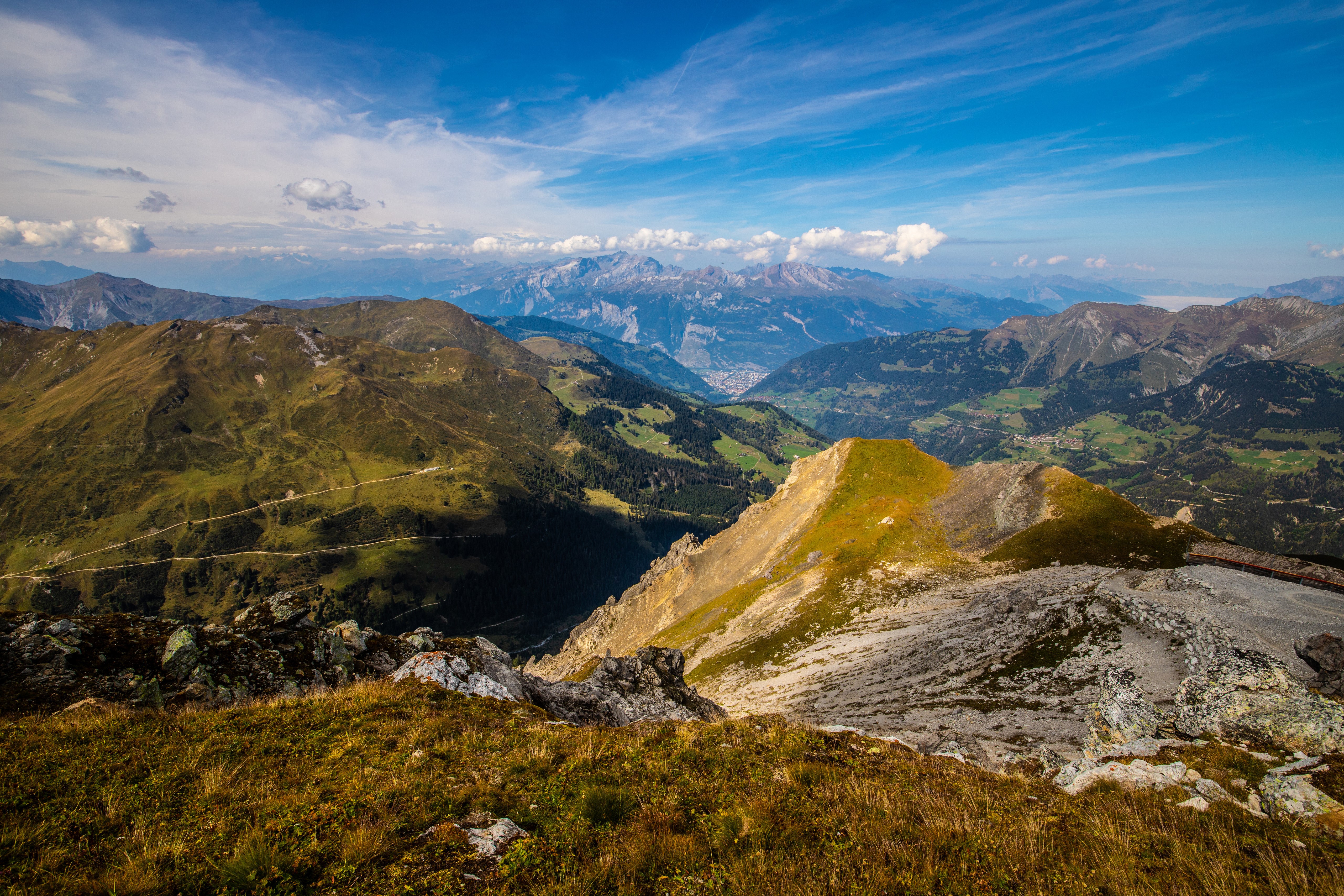 Switzerland Alps Mountains Landscape HD Wallpaper