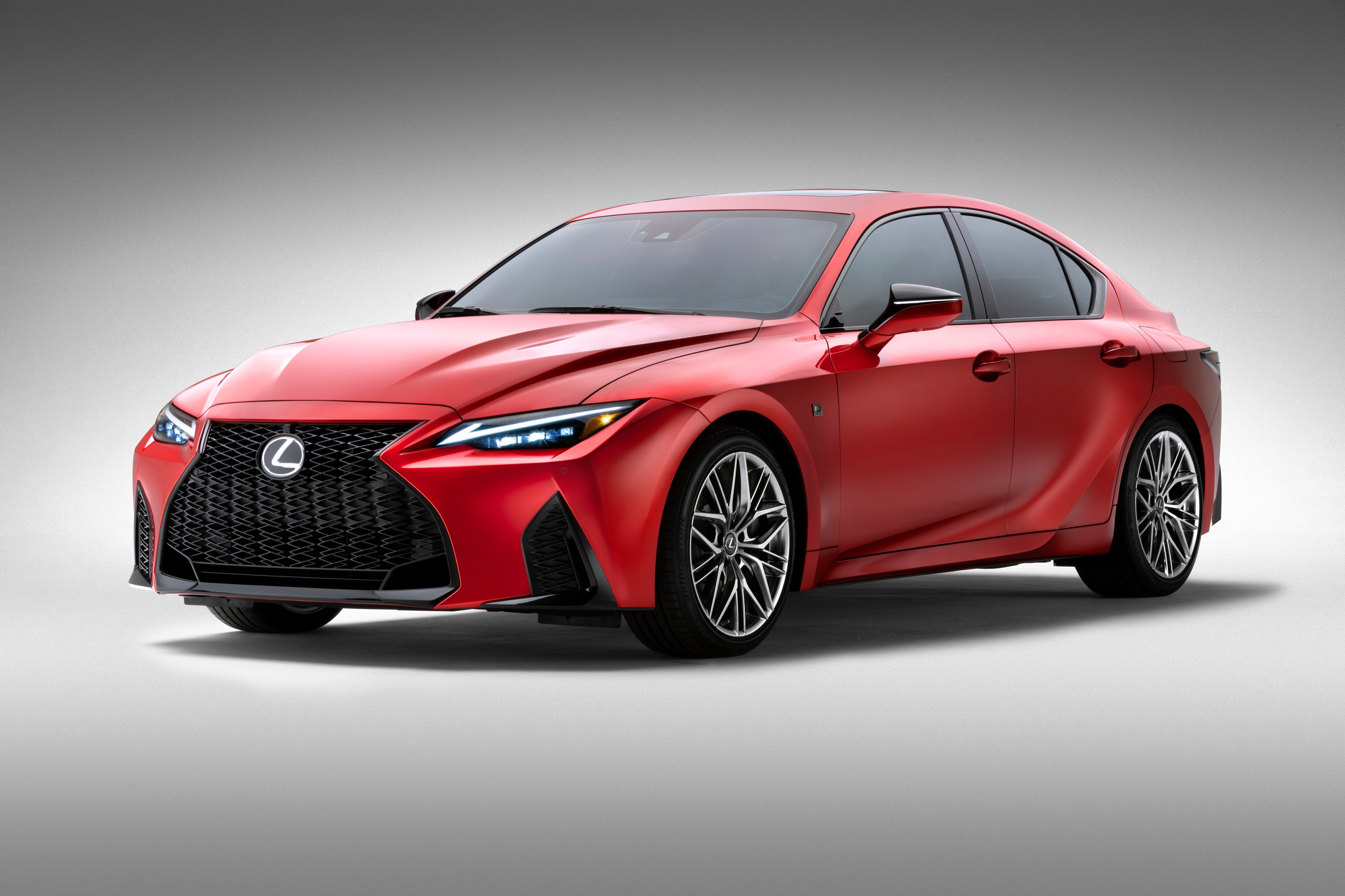 Red 2021 Lexus IS 500 F SPORT Performance HD Wallpaper