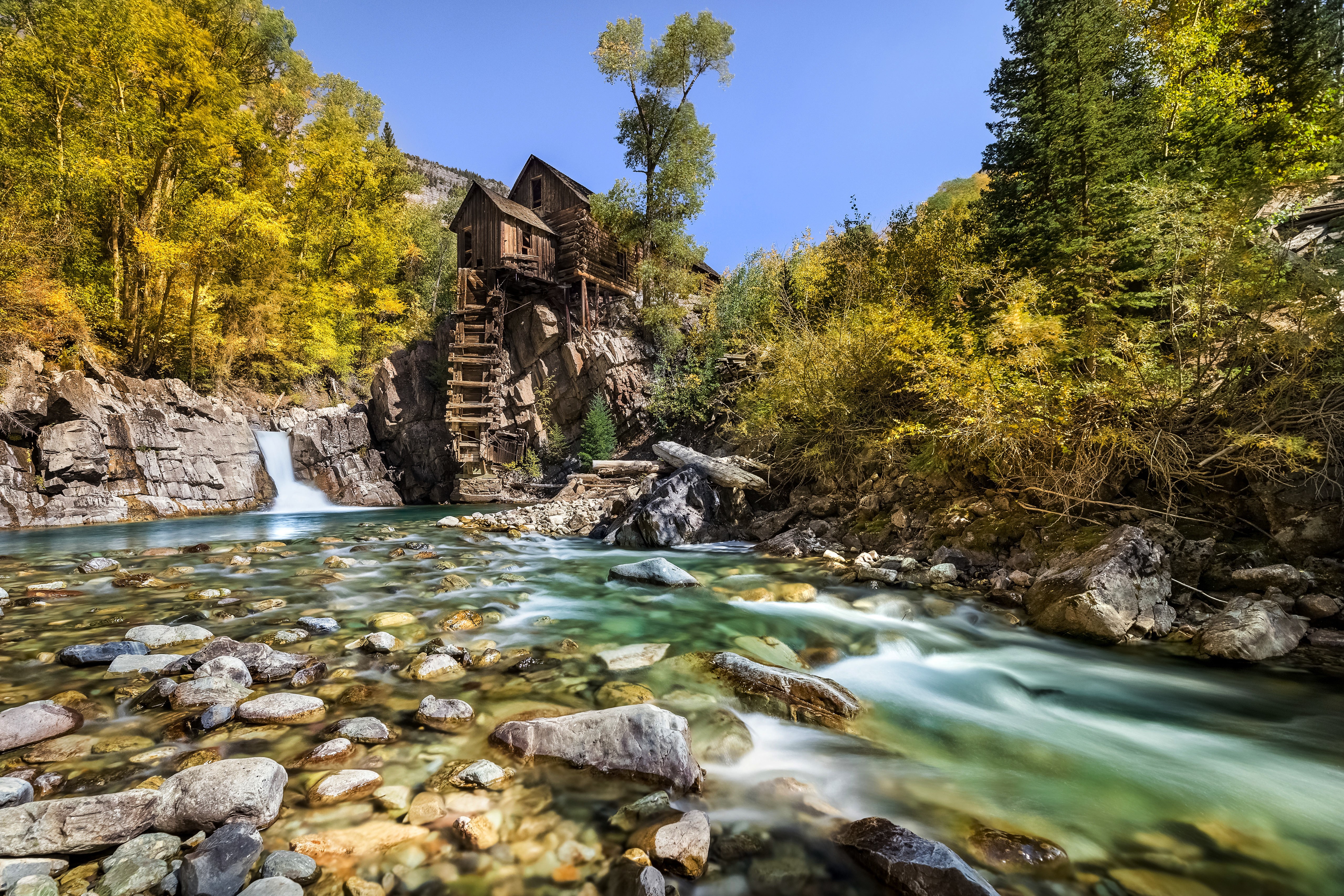 Crystal Mill, Colorado, USA HD Wallpaper