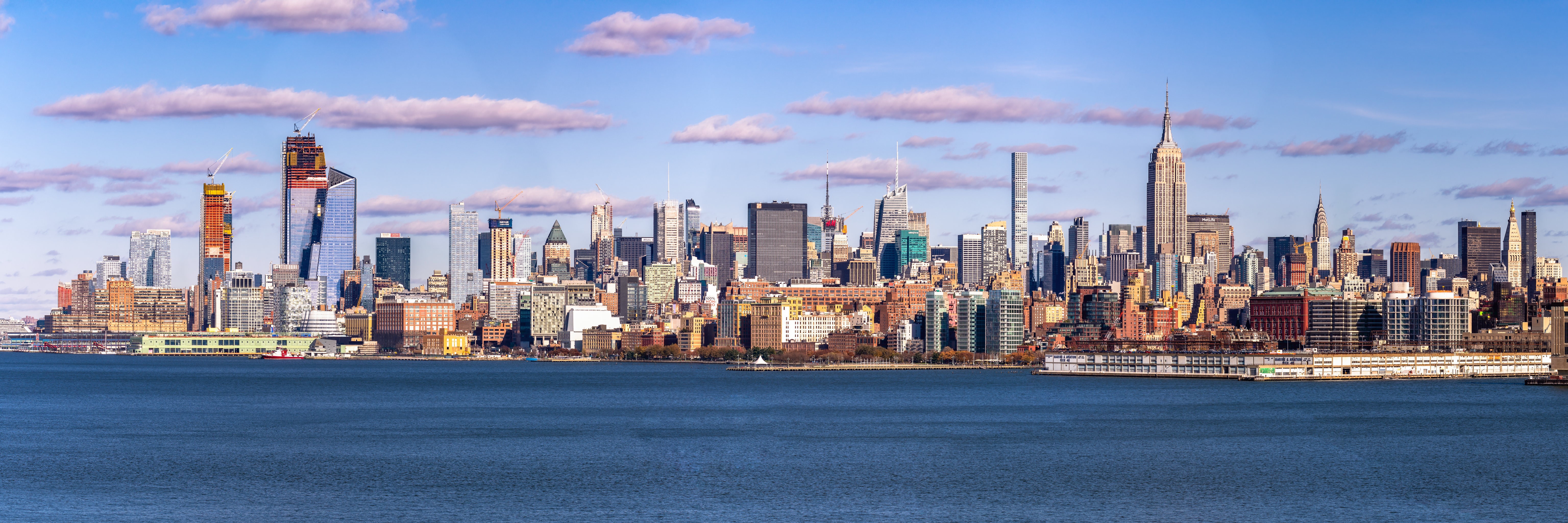 New York City Skyline Panorama HD Wallpaper