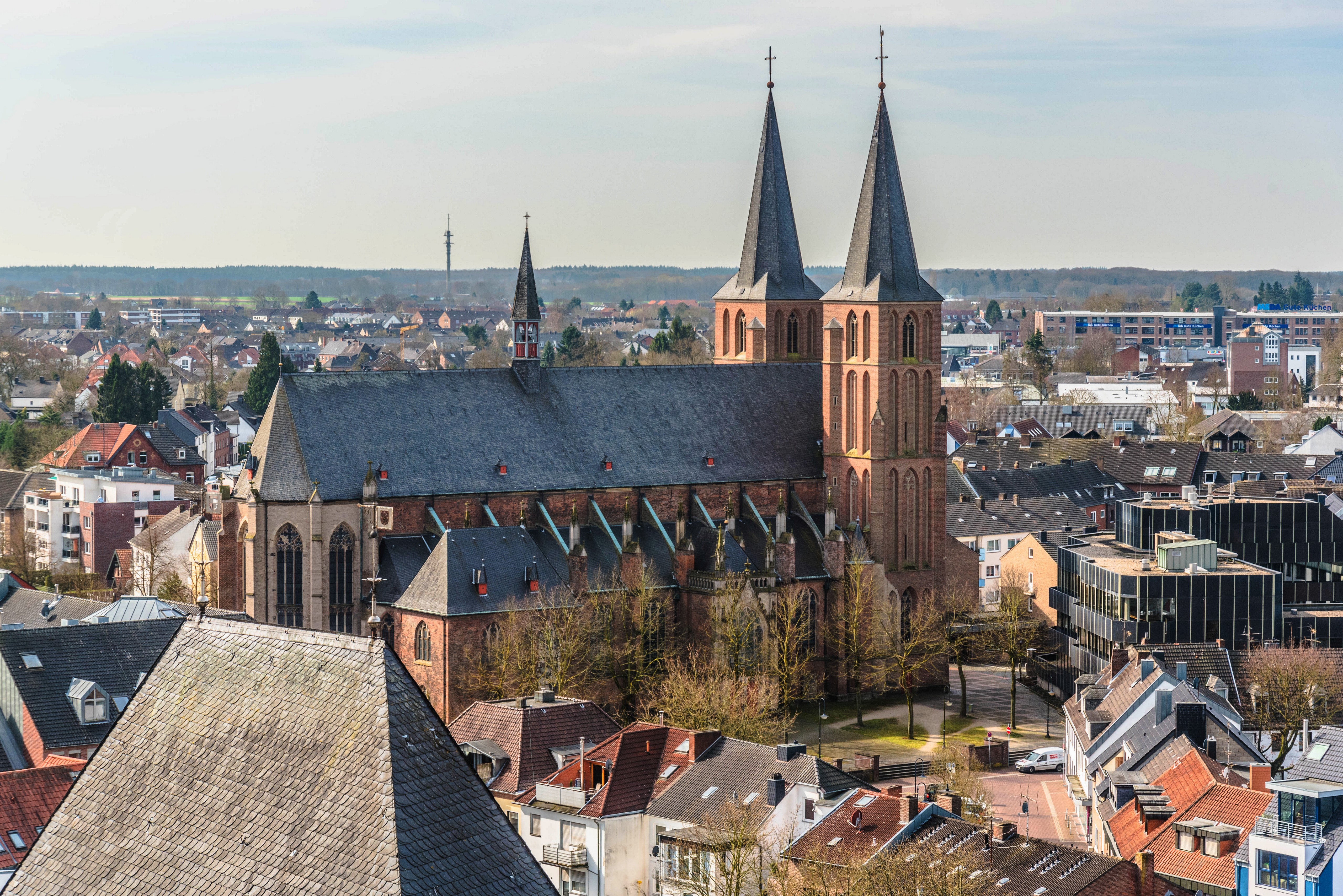 Stiftskirche Kleve, Germany HD Wallpaper
