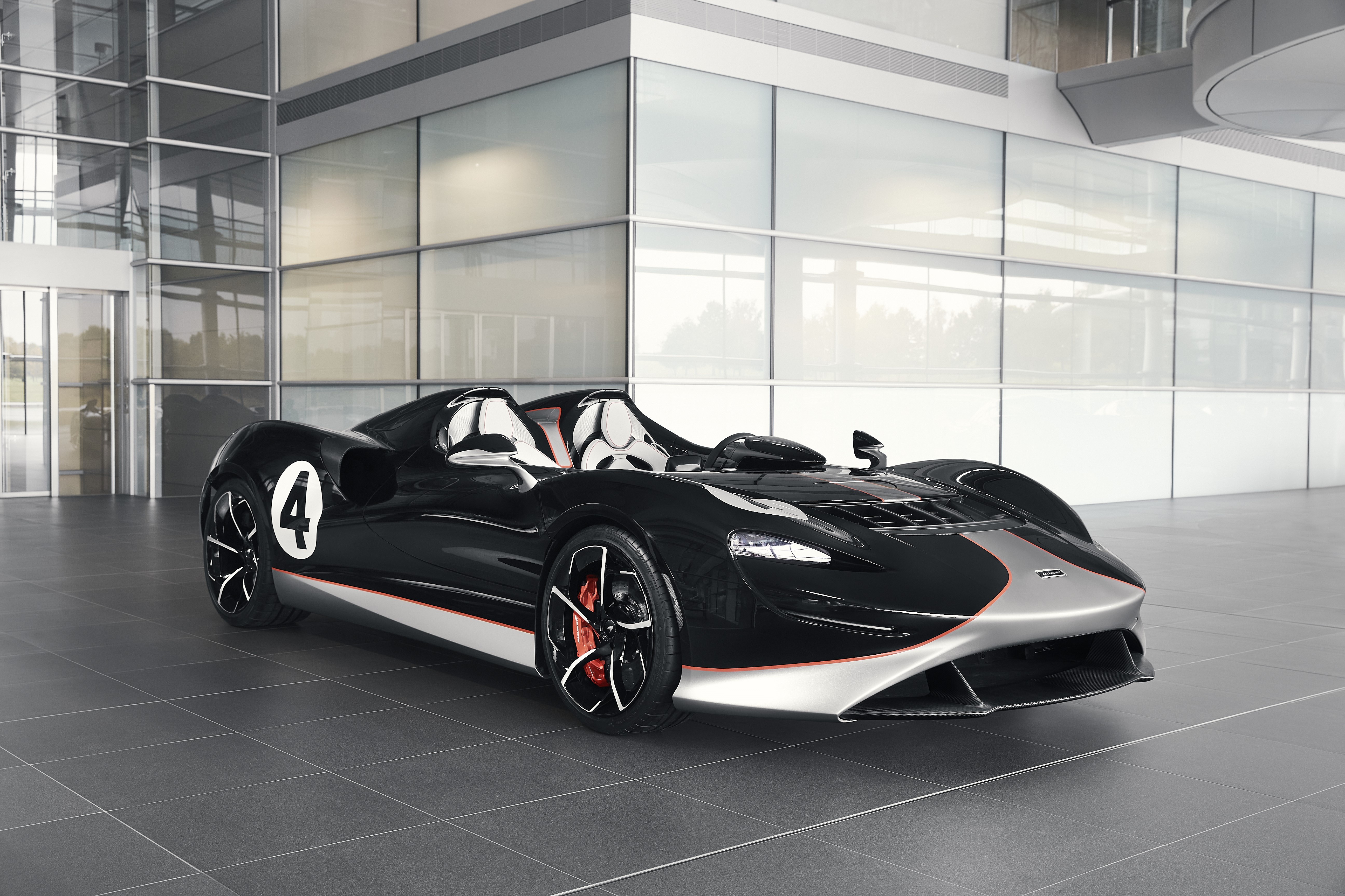 Black McLaren 2020 MSO Elva M1A Theme Roadster HD Wallpaper