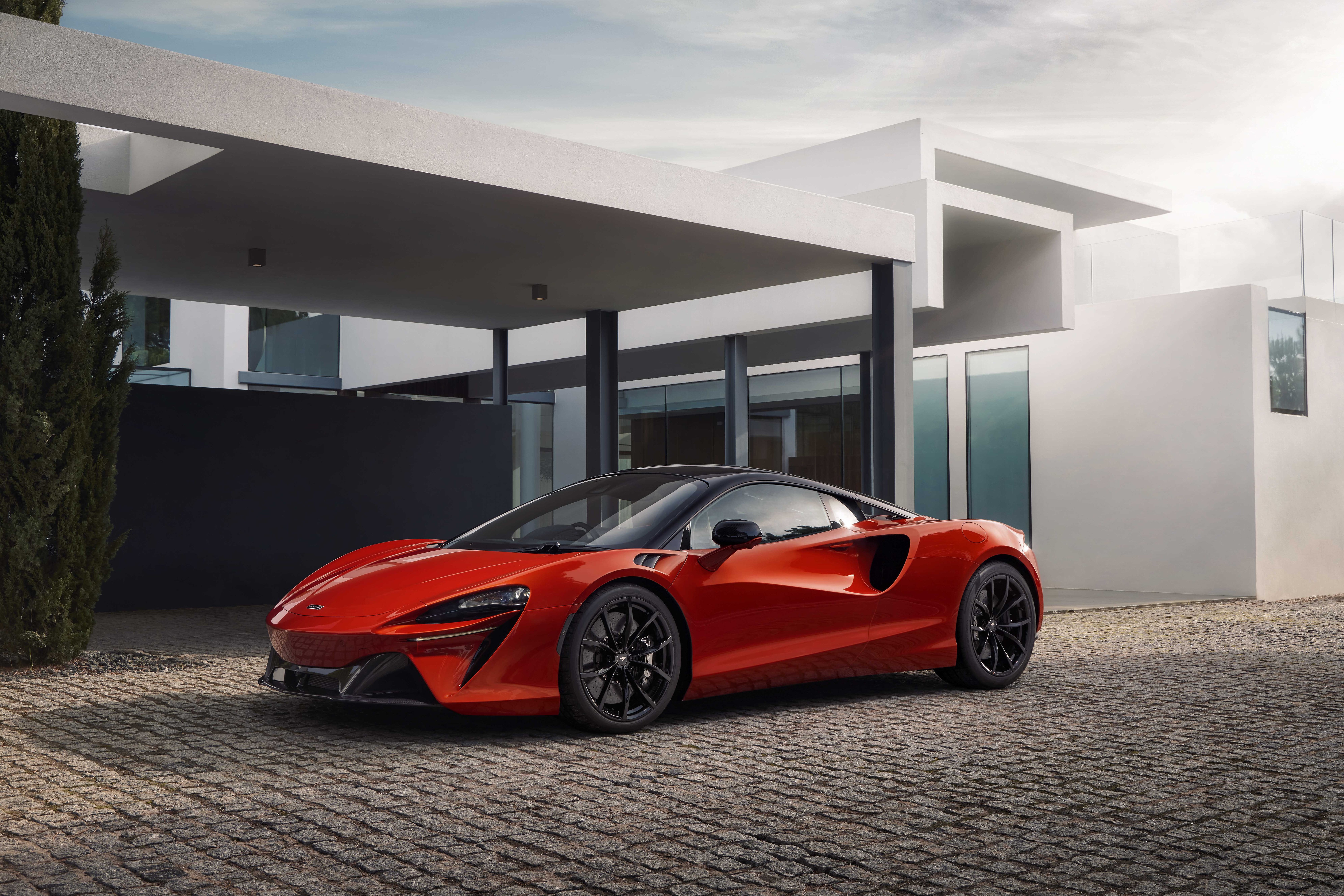 Red McLaren 2021 Artura HD Wallpaper