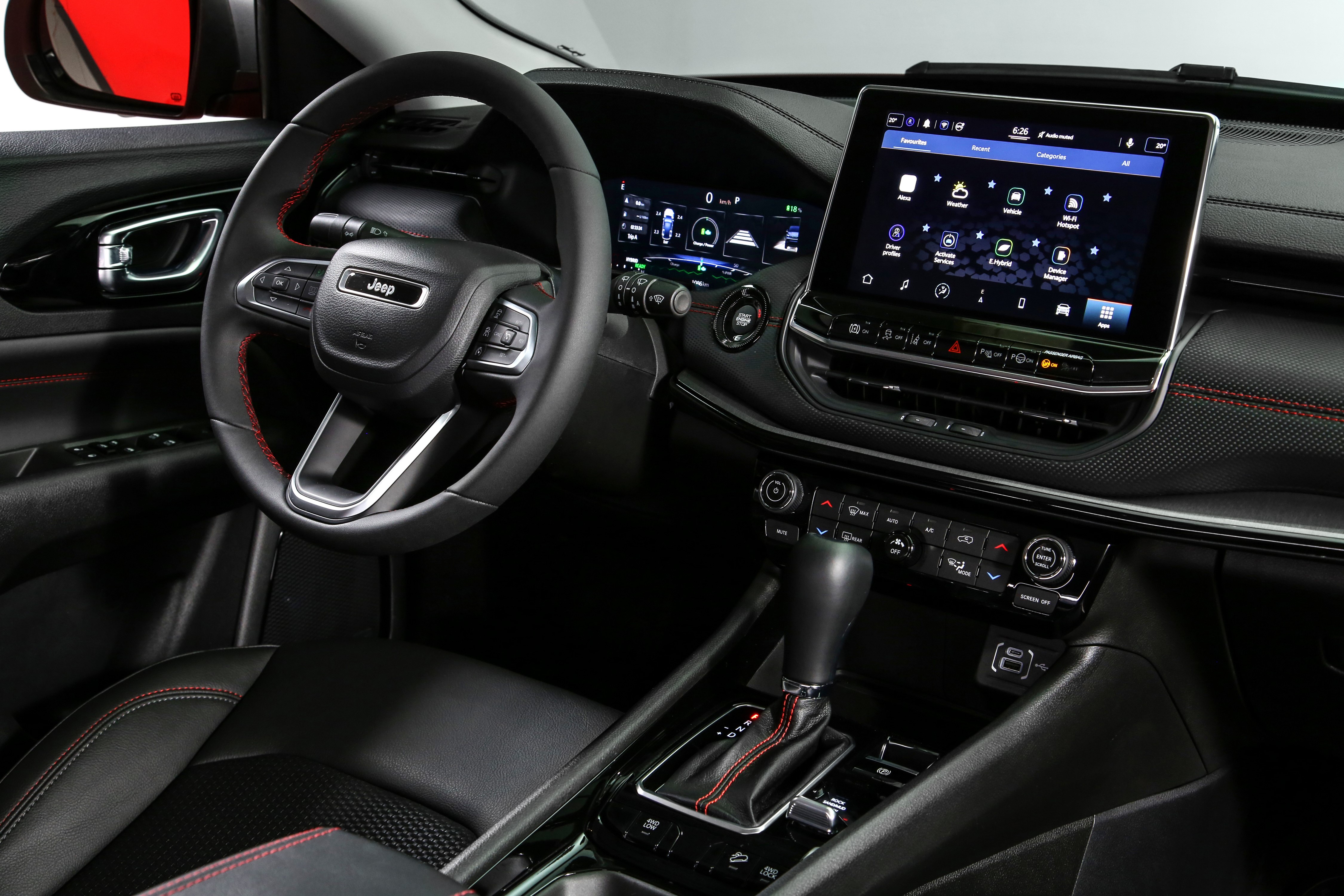 Jeep Compass Trailhawk 4xe interior HD Wallpaper