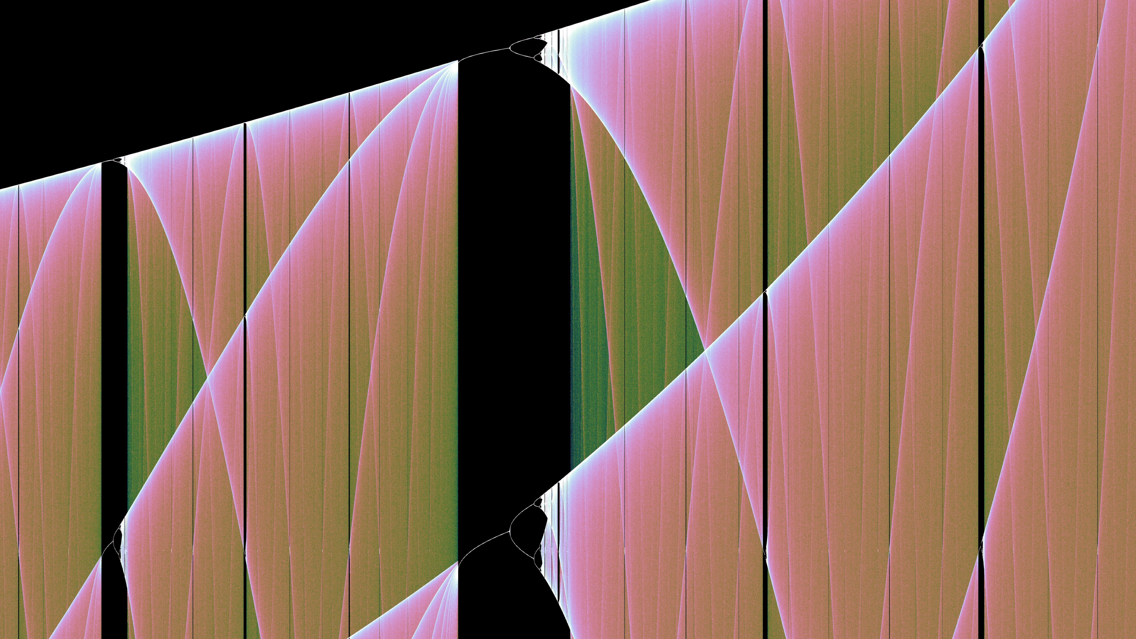 4K Abstract Geometric Bifurcation Mathematics HD Wallpaper