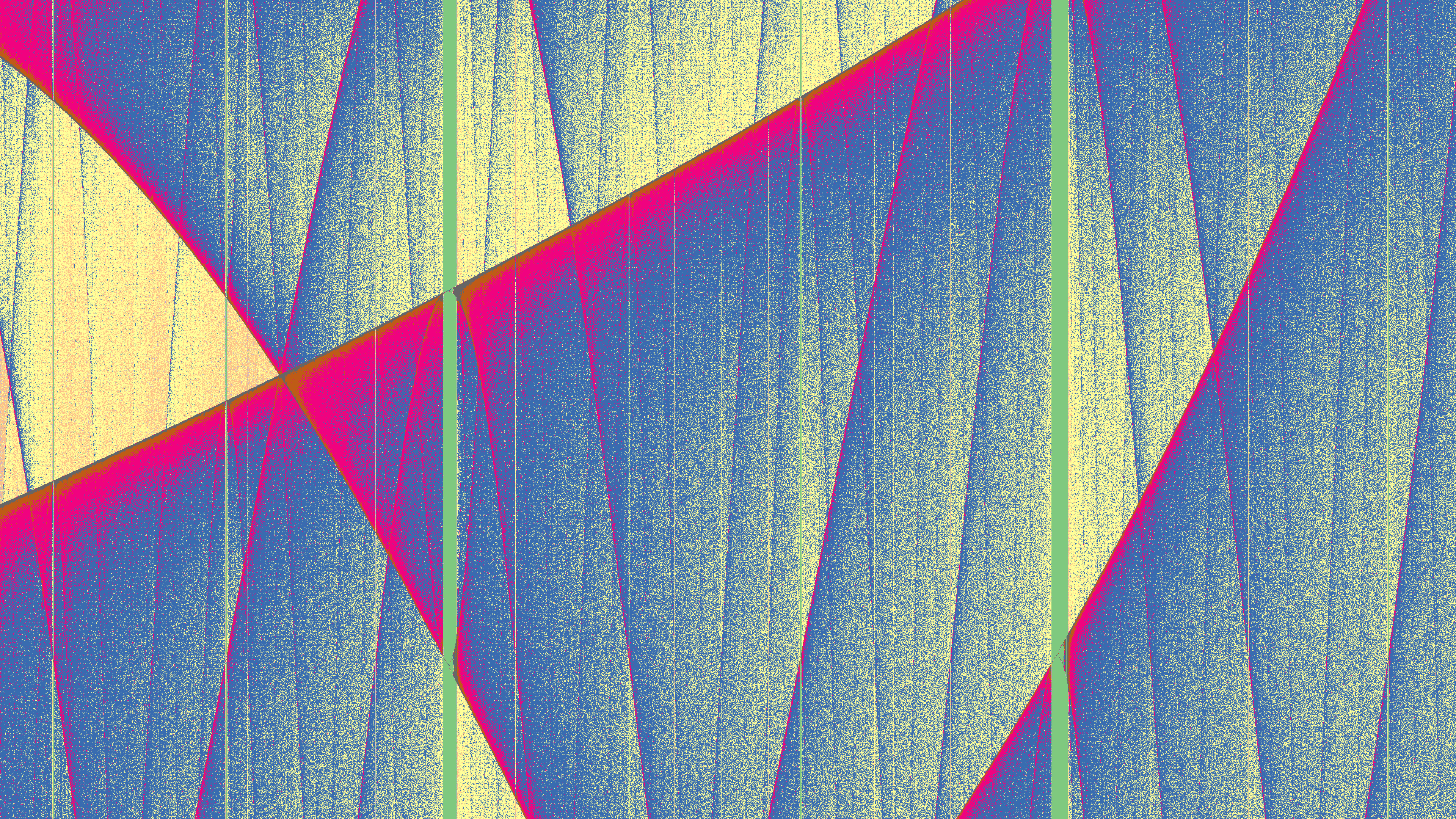 4K Mathematics Abstract Colorful Bifurcation Geometry HD Wallpaper