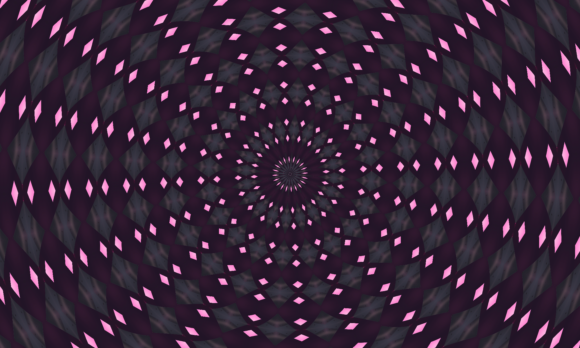 Purple and pink diamond kaleidoscope pattern HD Wallpaper
