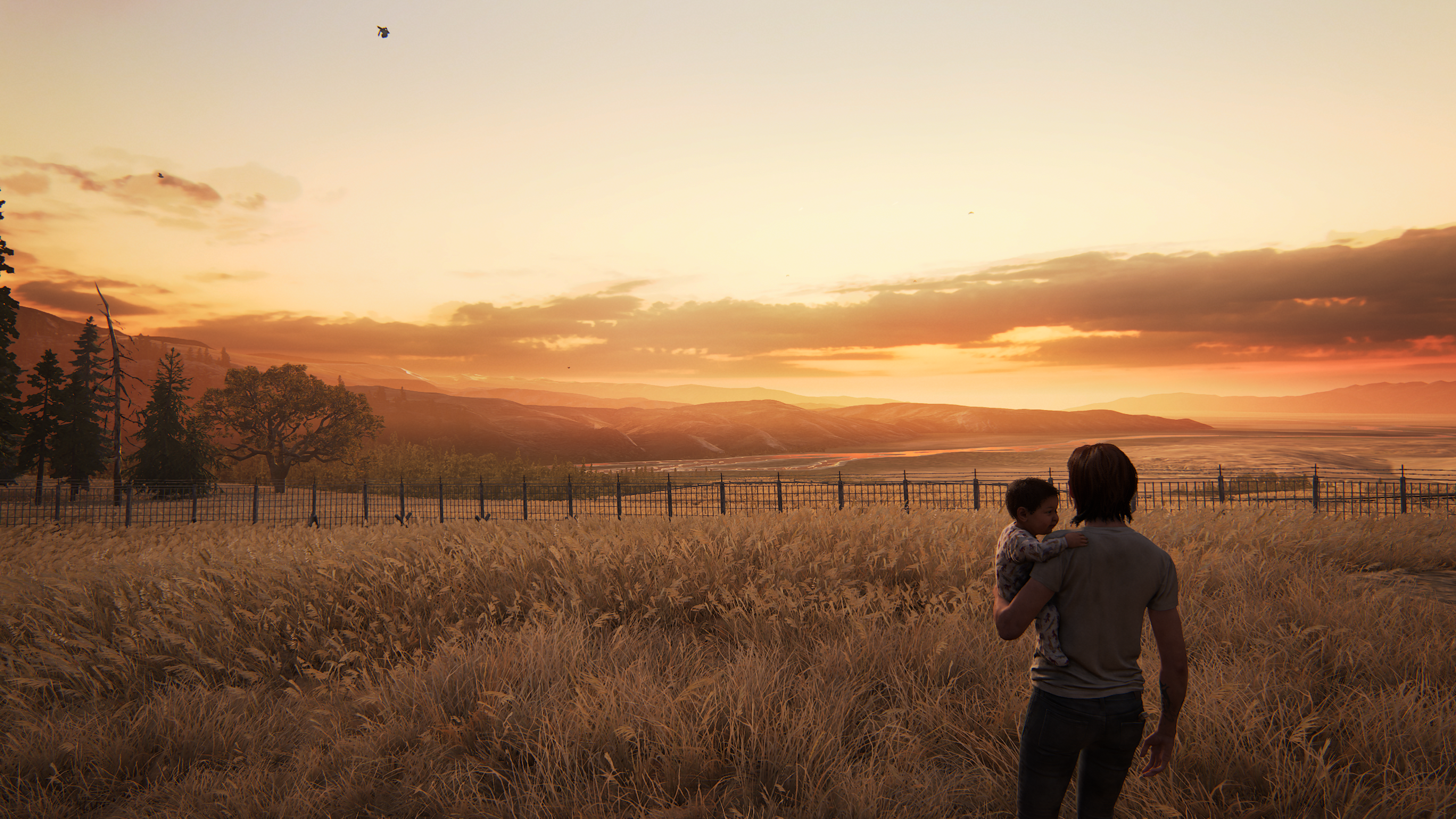 Ellie and child from The Last of Us 2 HD Wallpaper