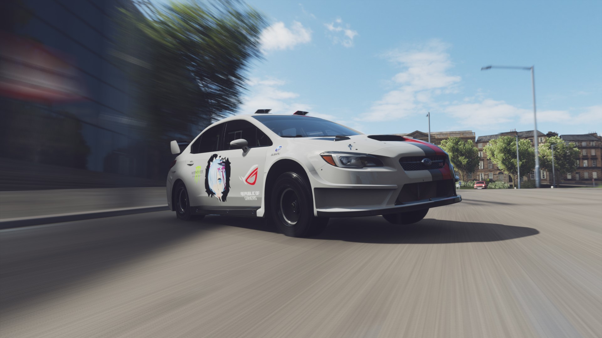 Subaru WRX STI rally car in Forza Horizon 4 HD Wallpaper