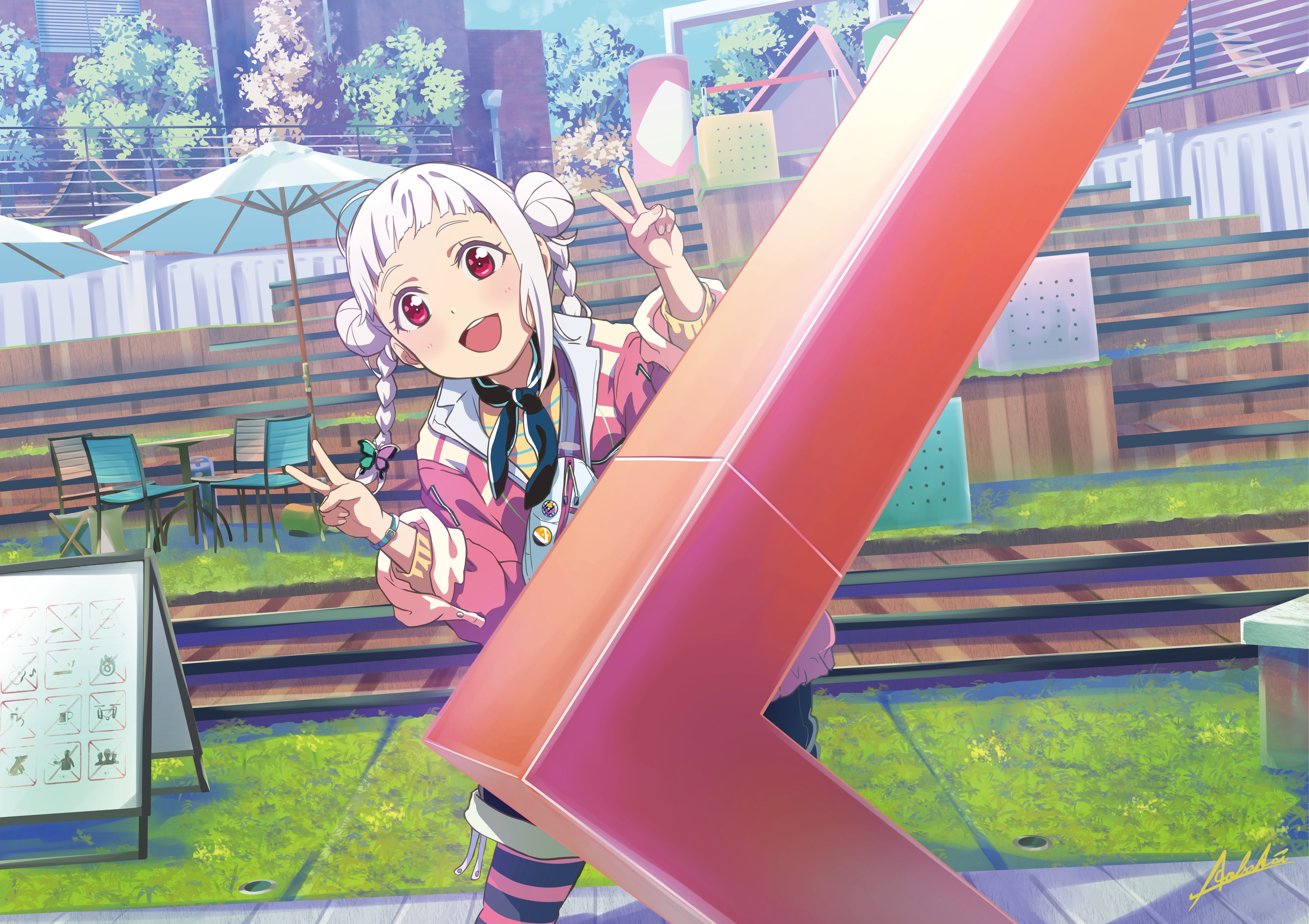 Arashi Chisato from Love Live! Super Star!! HD Wallpaper