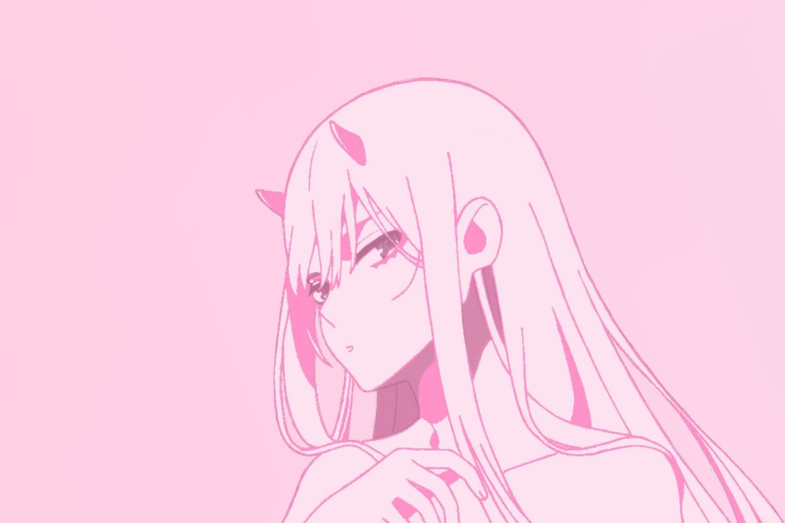 Zero Two from Darling in the FranXX HD Wallpaper