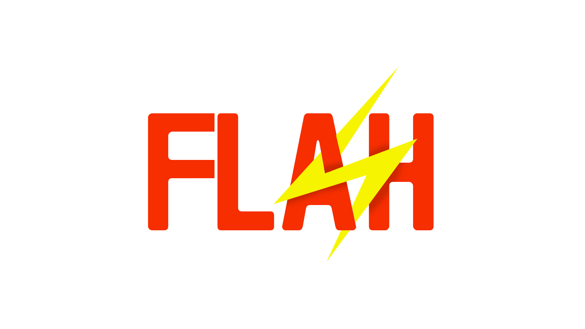 The Flash logo with a lightning bolt HD Wallpaper