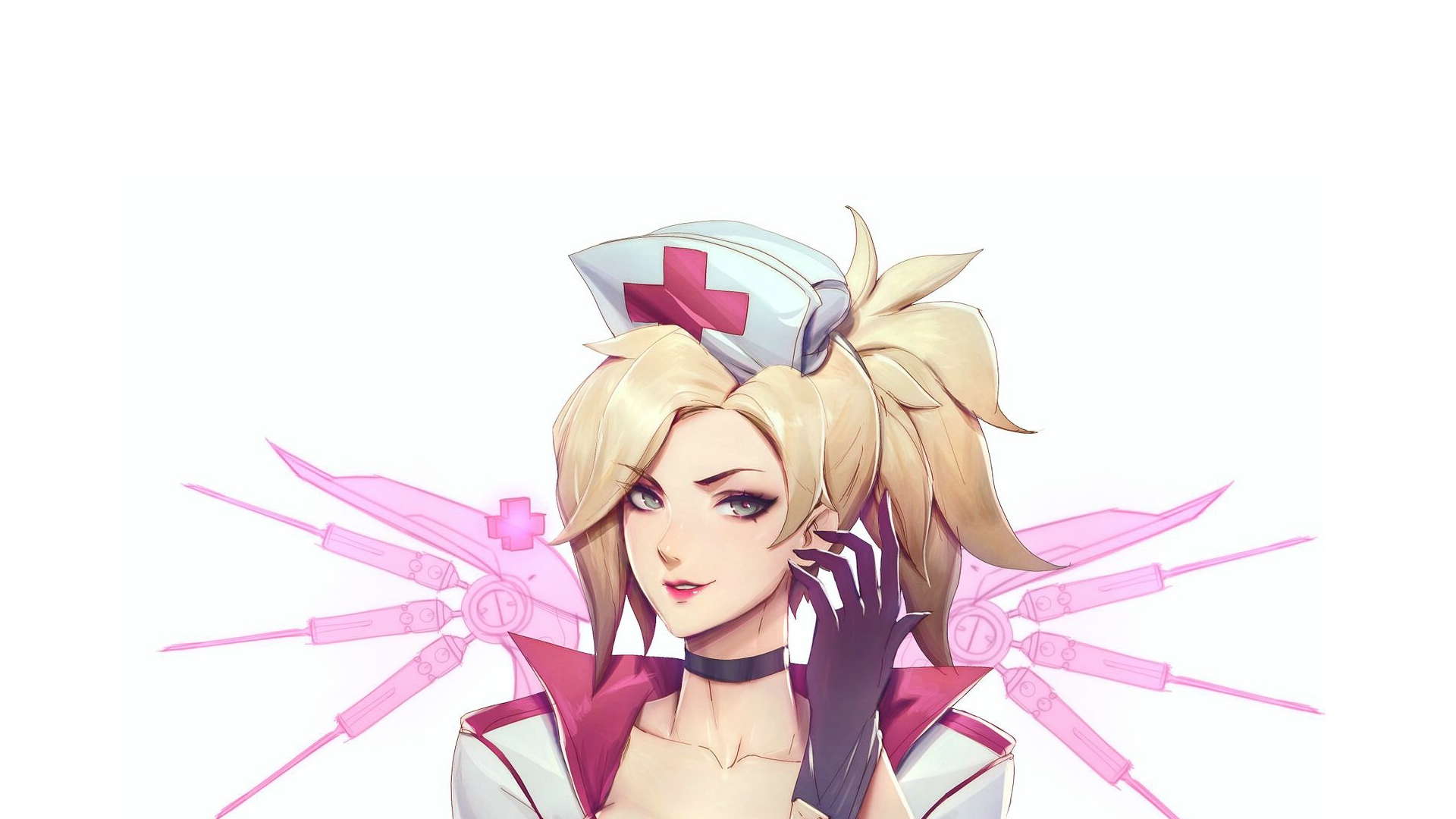 Mercy from Overwatch by Zeronis HD Wallpaper