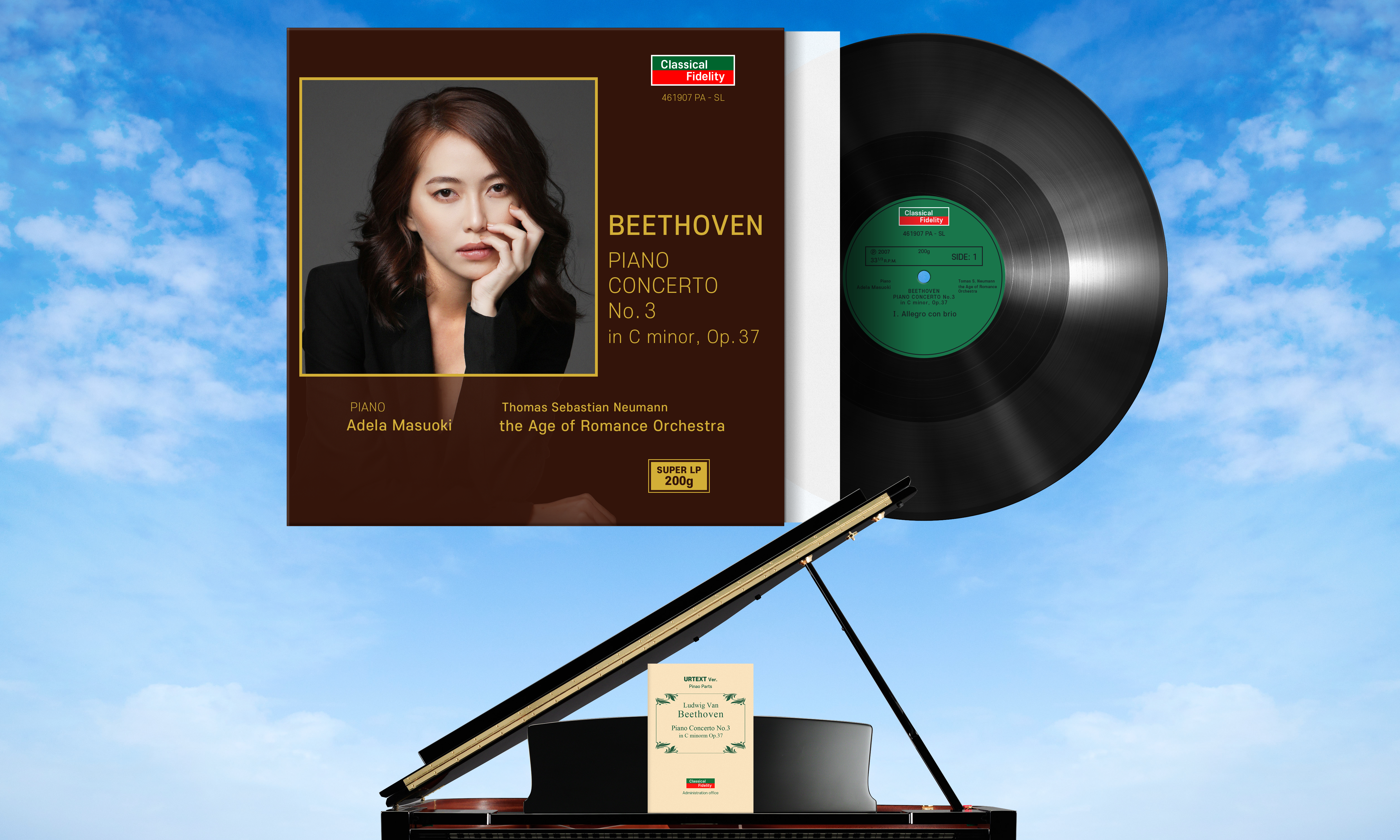Beethoven Piano Concerto No. 3 Vinyl Record HD Wallpaper
