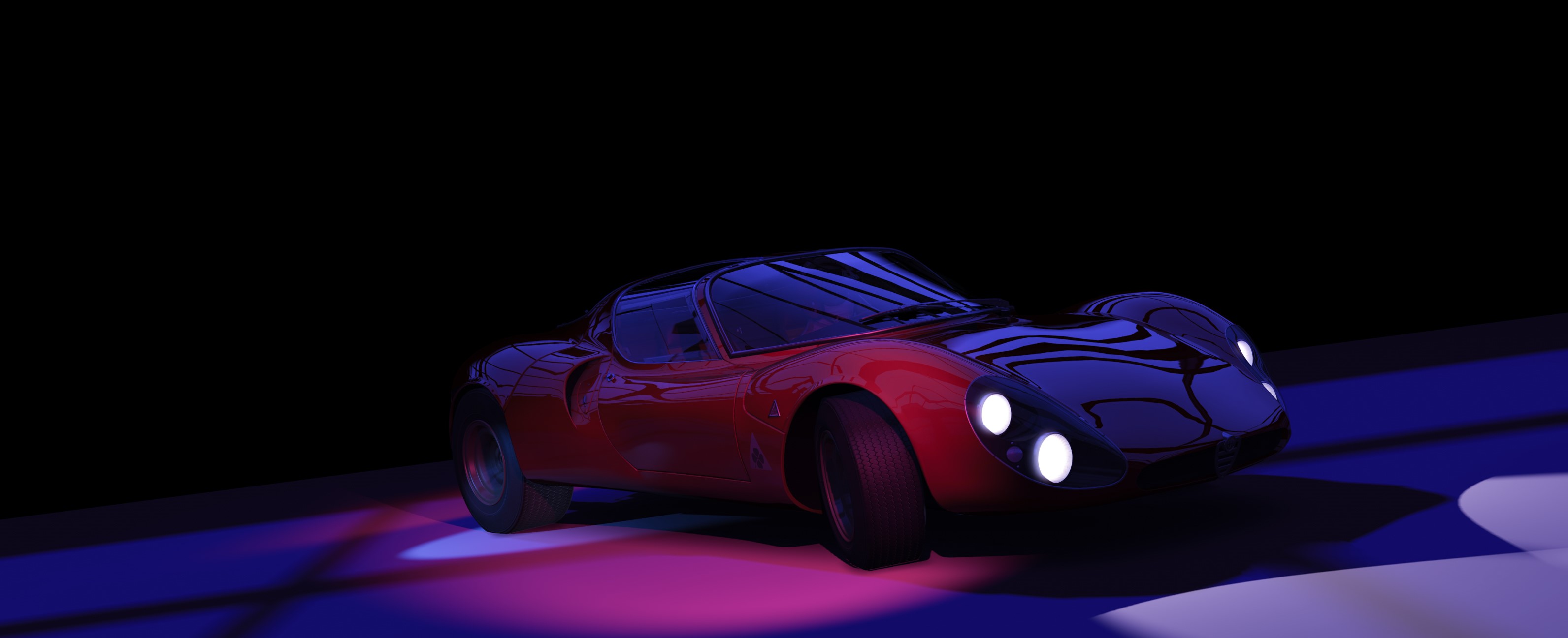 Alfa Romeo 33 Stradale in Assetto Corsa HD Wallpaper