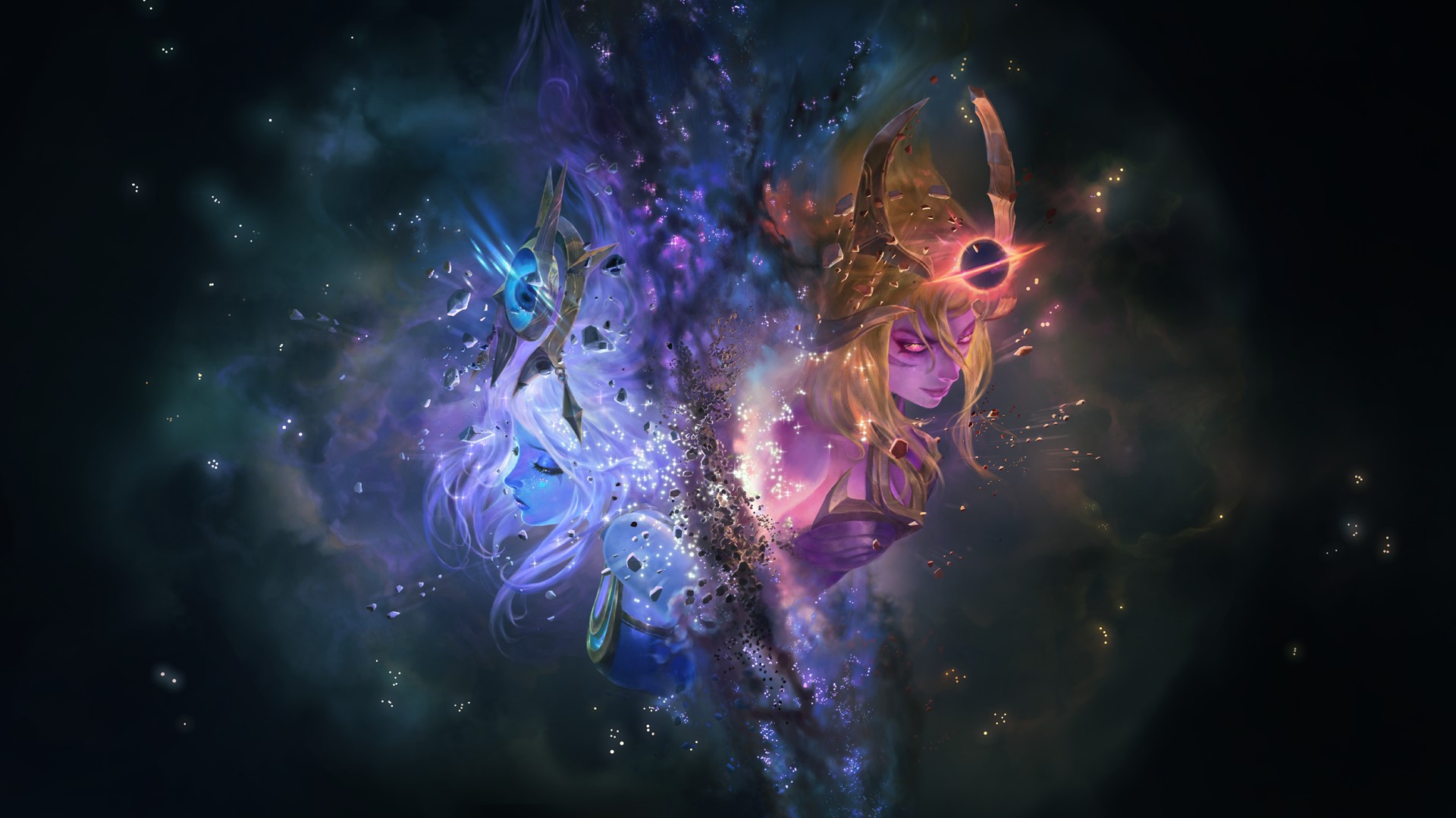 Sorceress and Sorceress from League of Legends HD Wallpaper