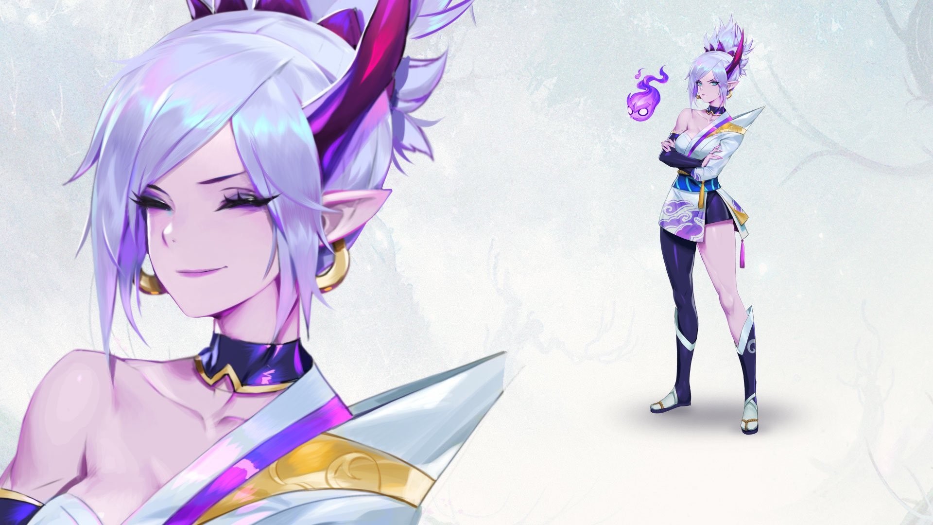 Spirit Blossom Kindred from League of Legends HD Wallpaper