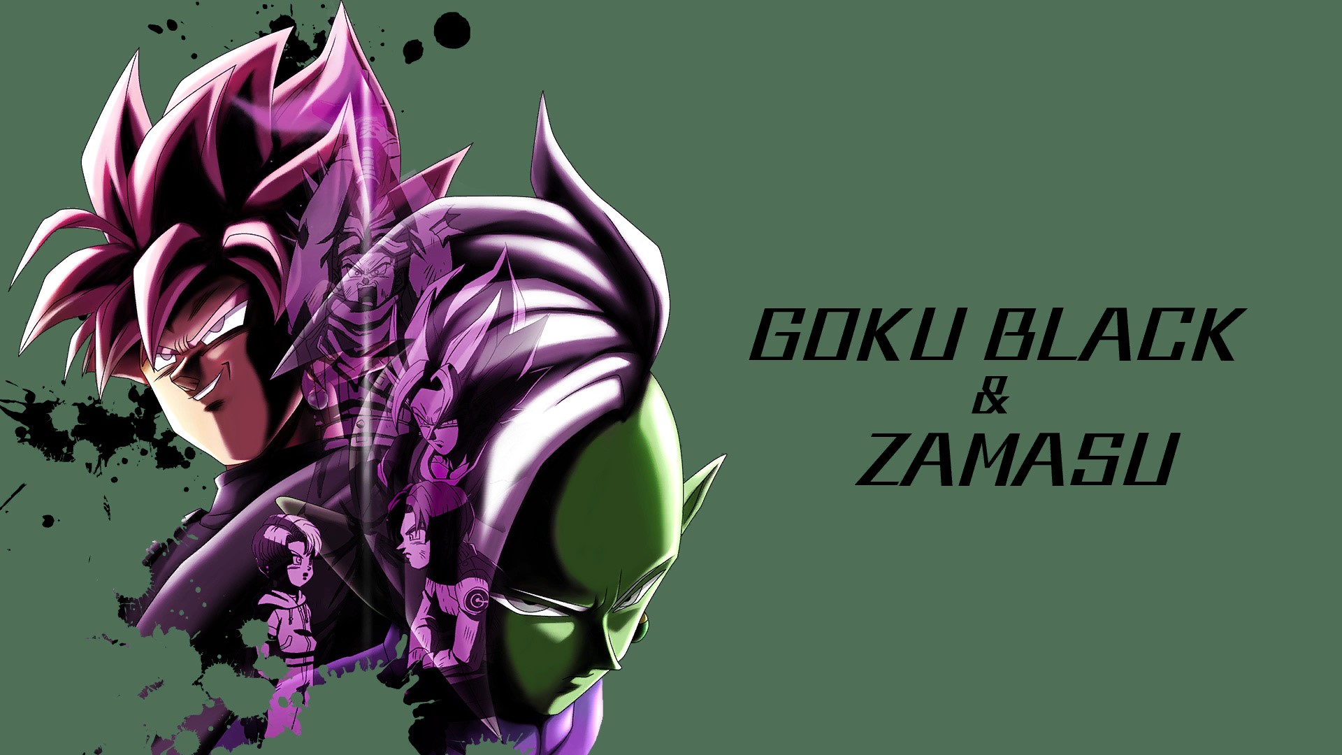 Goku Black and Zamasu from Dragon Ball Xenoverse 2 HD Wallpaper