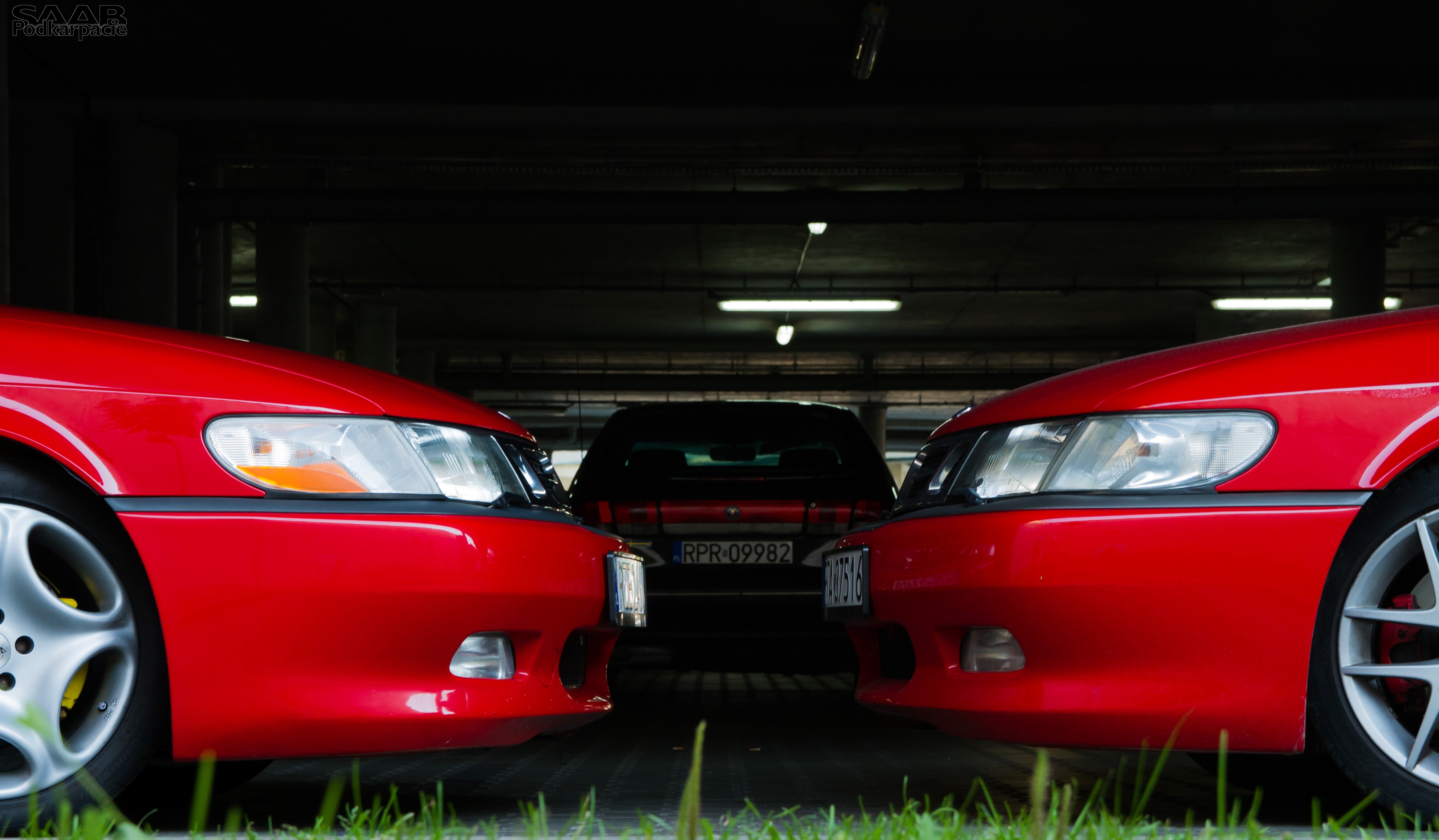4K Saab 9-3 OG cars in Podkarpacie HD Wallpaper