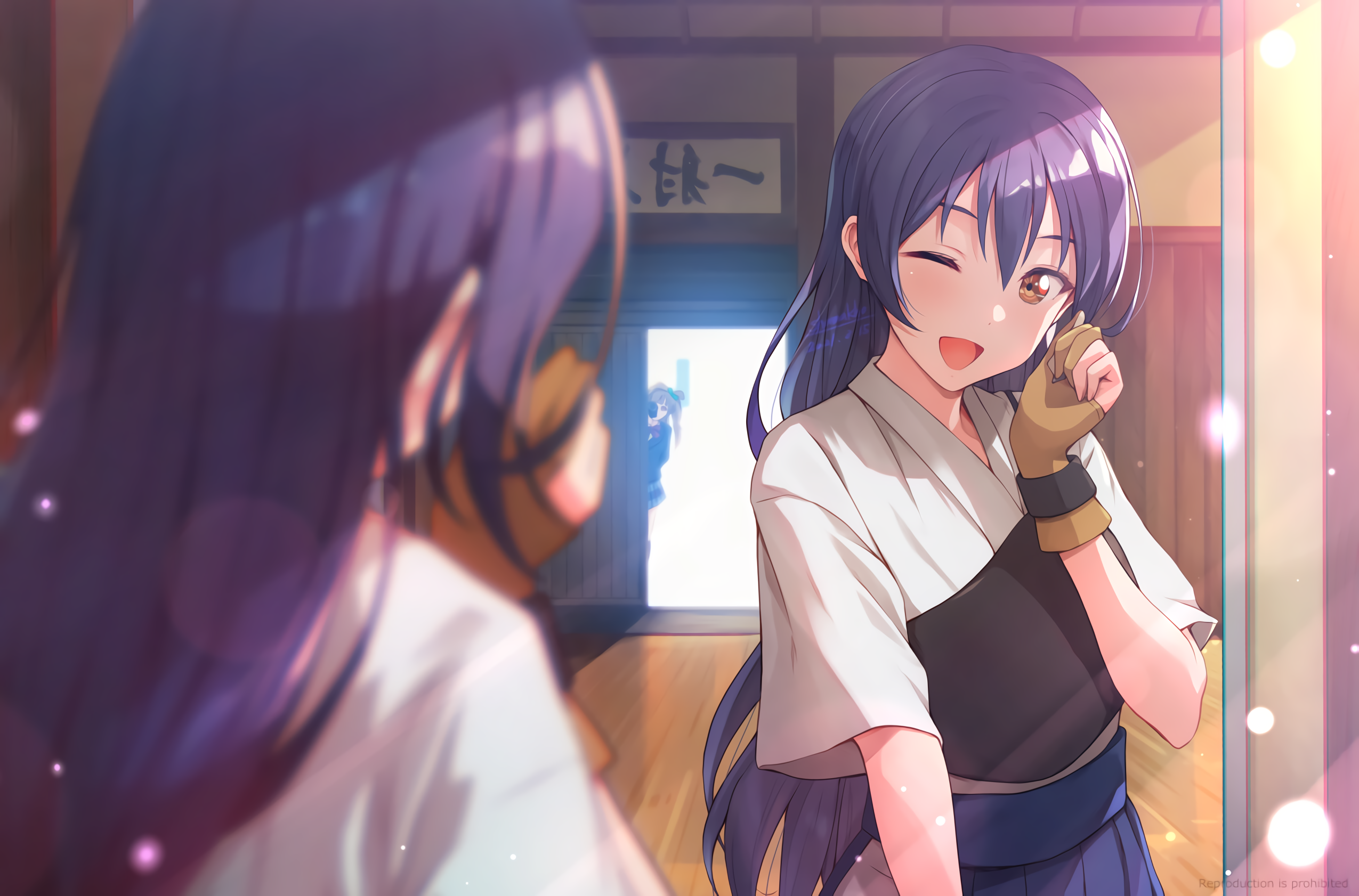 Kotori Minami and Sonoda Umi from Love Live! Series HD Wallpaper