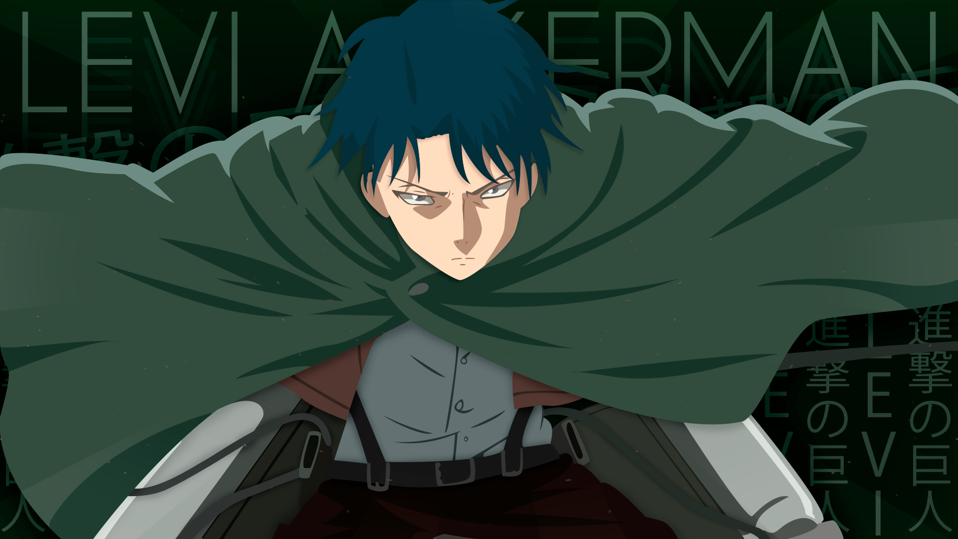 Levi Ackerman from Shingeki no Kyojin HD Wallpaper