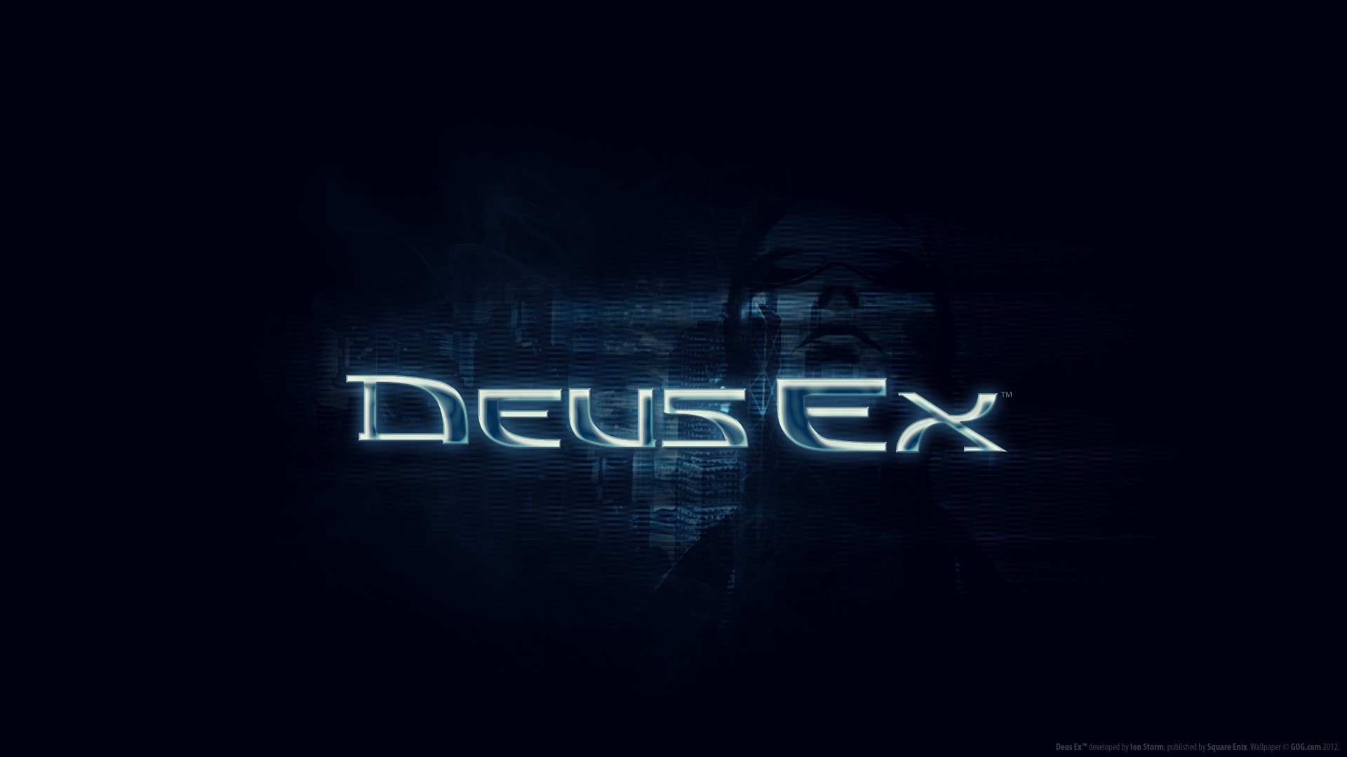 Deus Ex video game logo HD Wallpaper