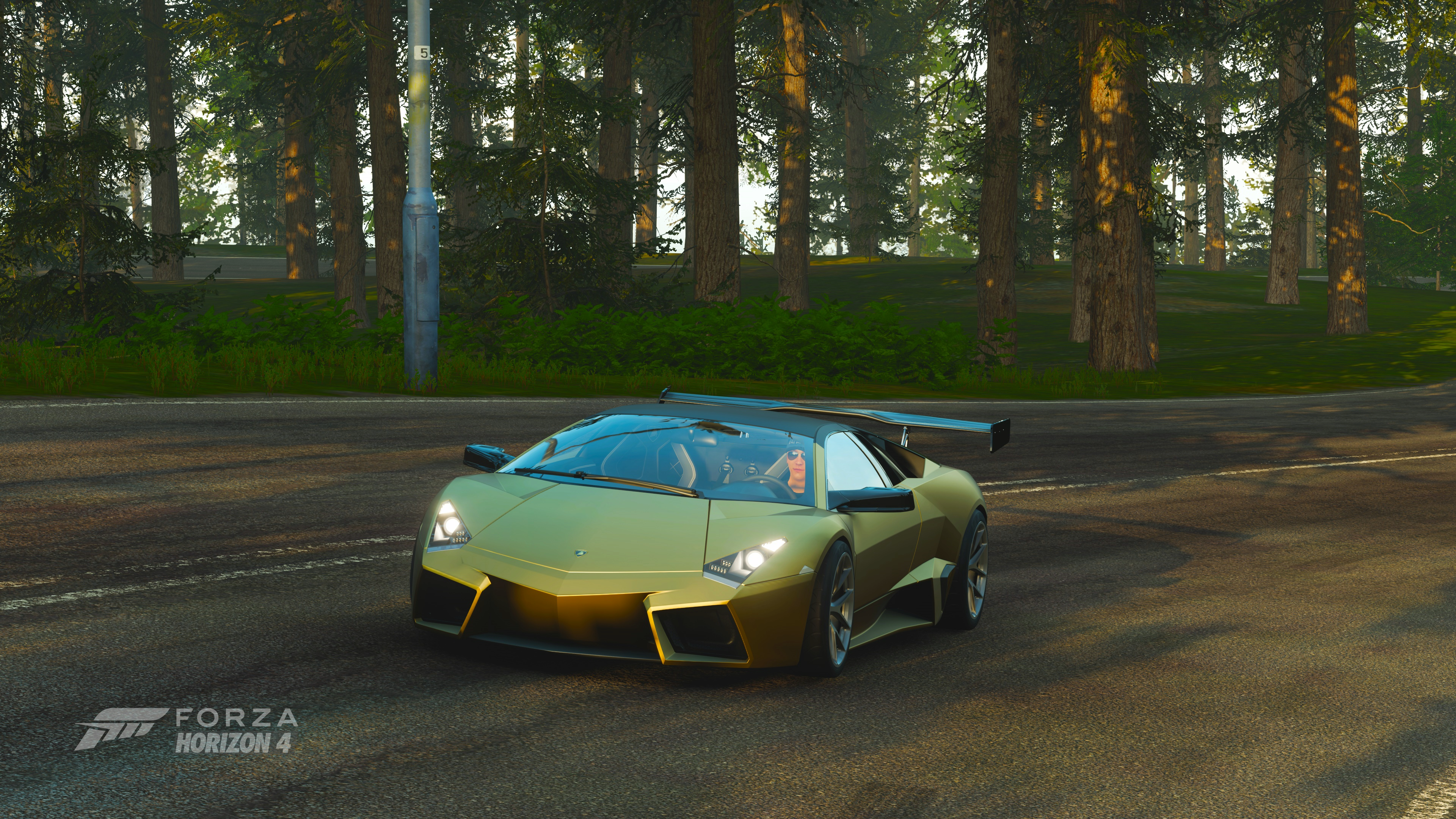 Lamborghini Aventador in Forza Horizon 4 HD Wallpaper