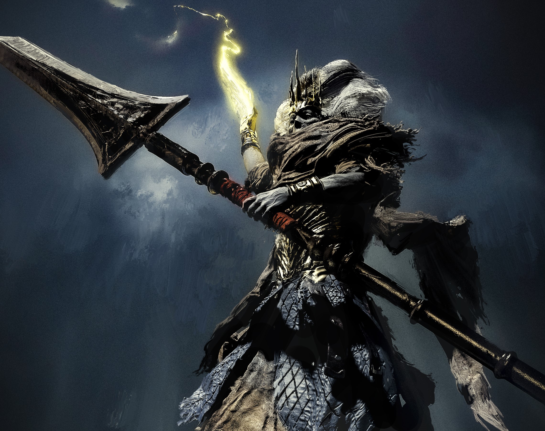 Artwork of a character from Dark Souls 3 by Espen Olsen Sætervik HD Wallpaper