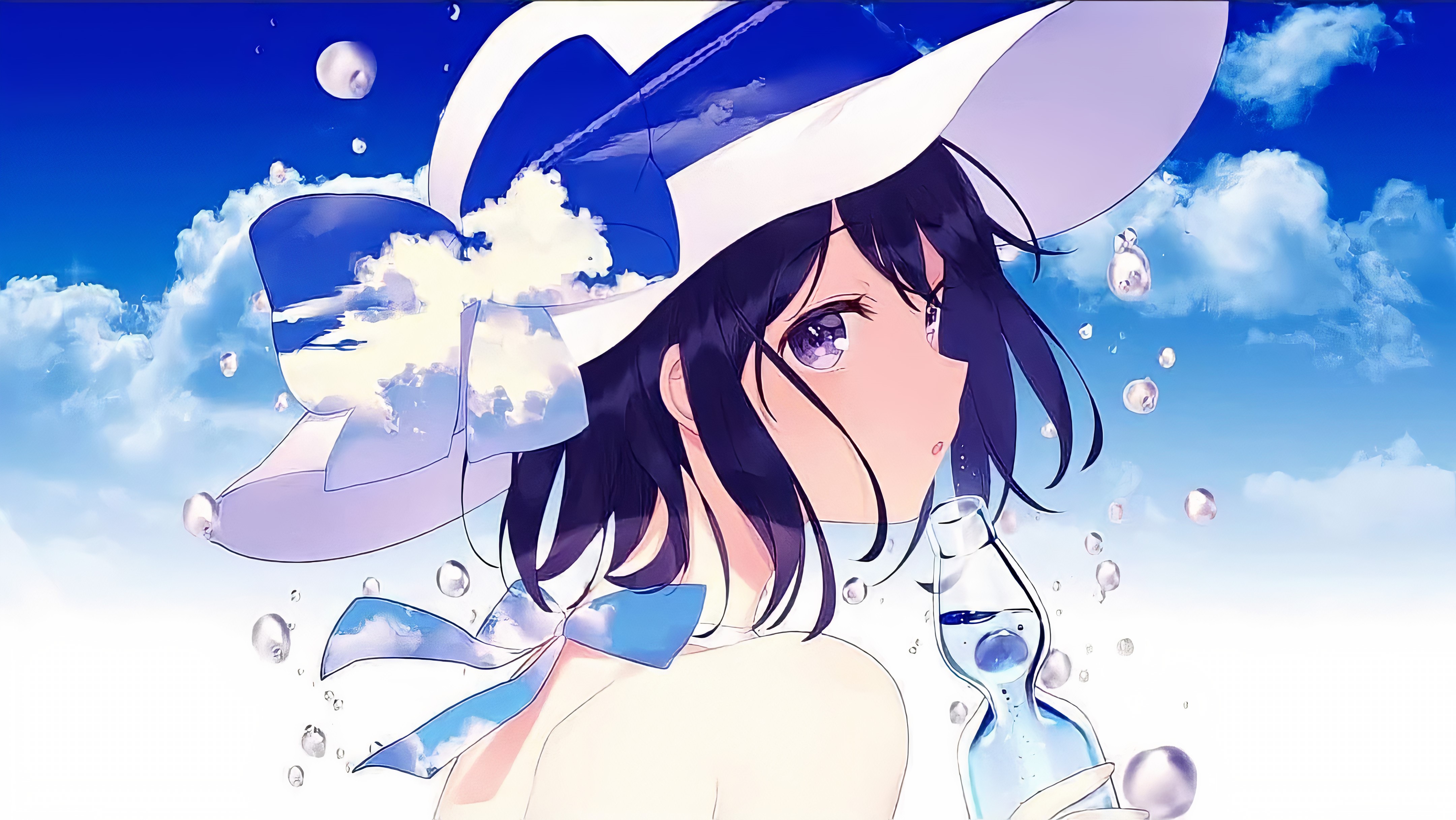 Seele Vollerei from Honkai Impact 3rd with sun hat HD Wallpaper