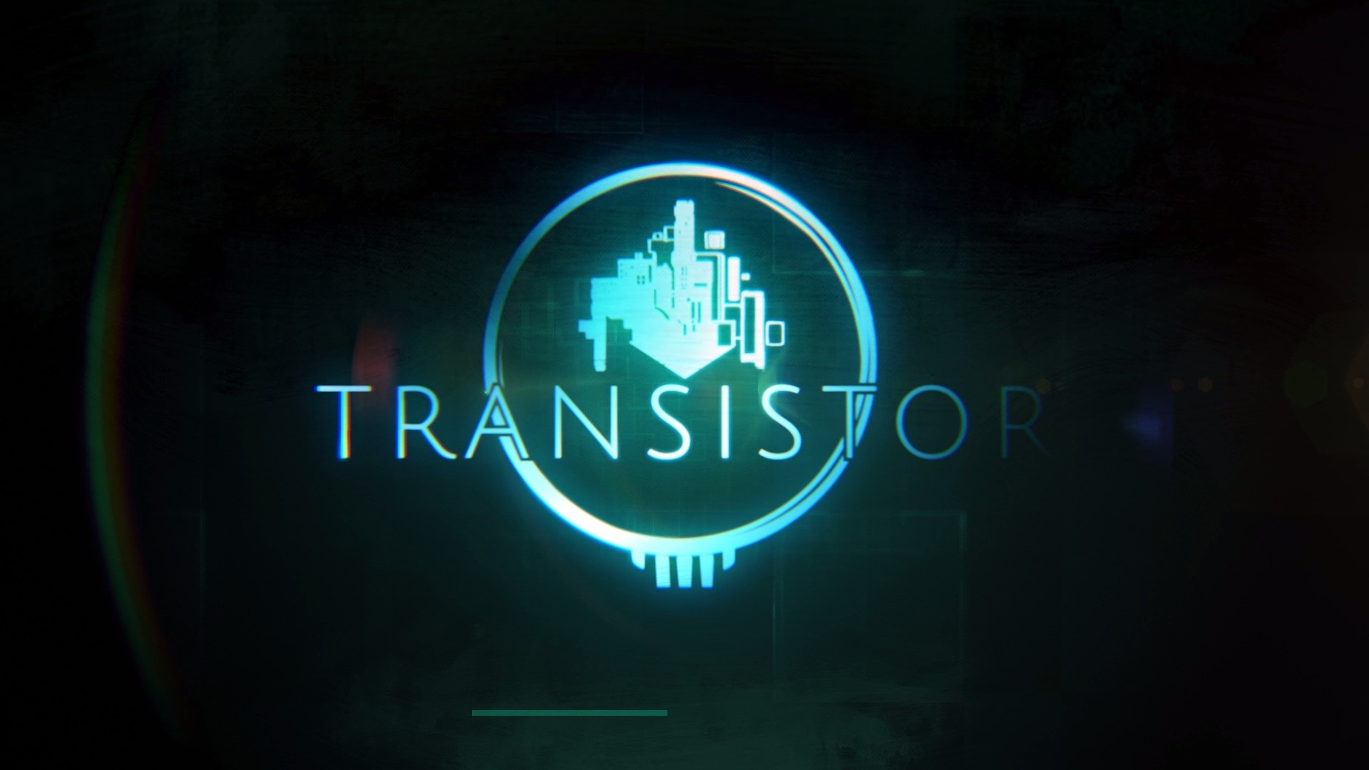 Transistor game logo HD Wallpaper
